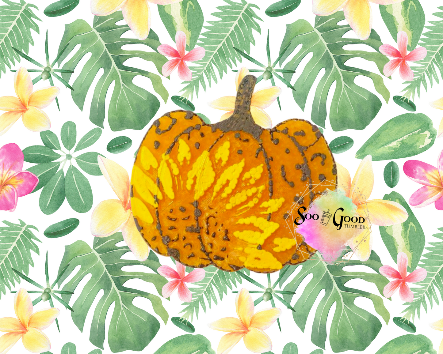Sunflower Pumpkin Blinged Car Freshie