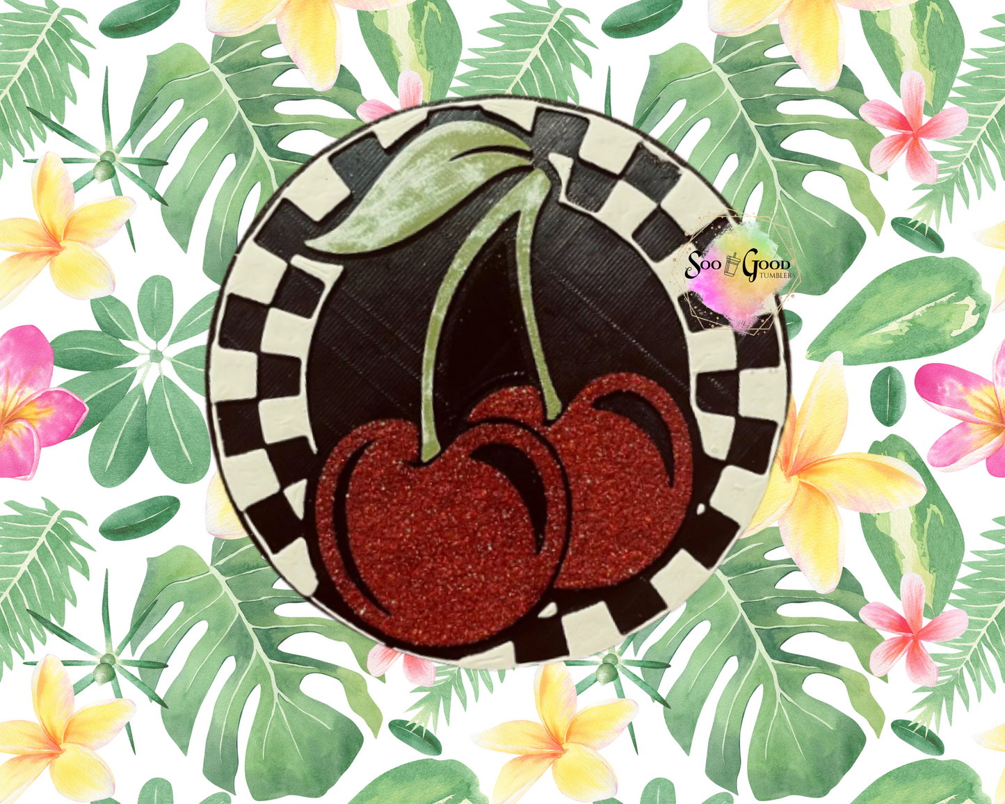 Cherries Blinged Car Freshie
