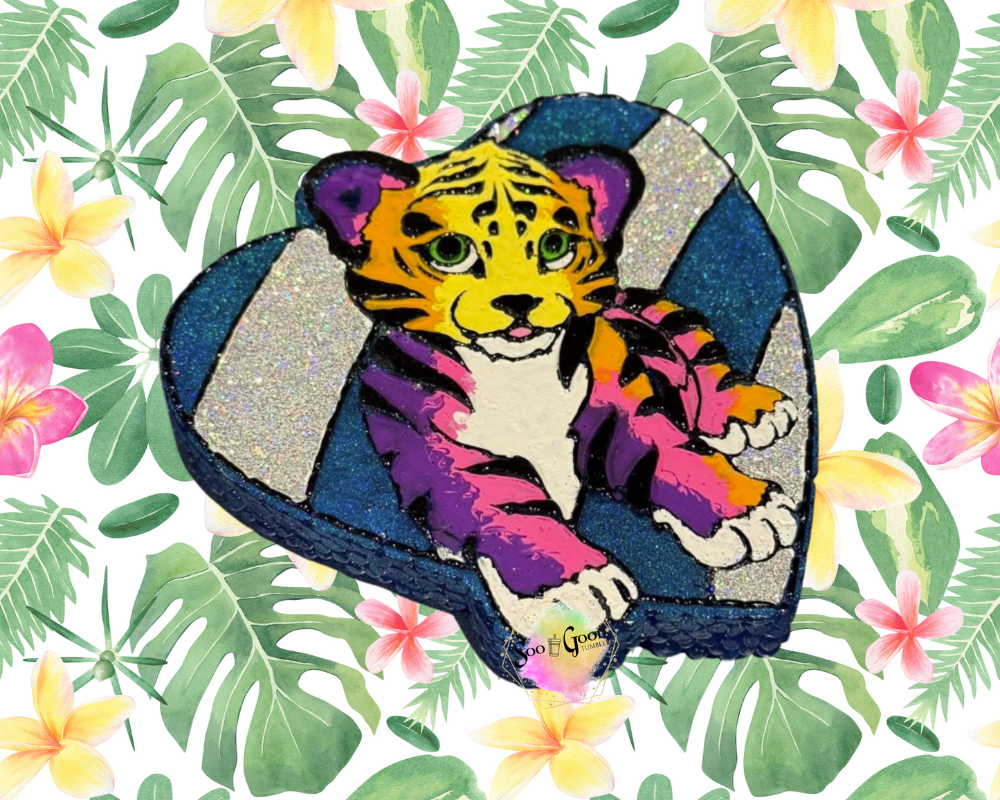 Tiger Blinged Car Freshie