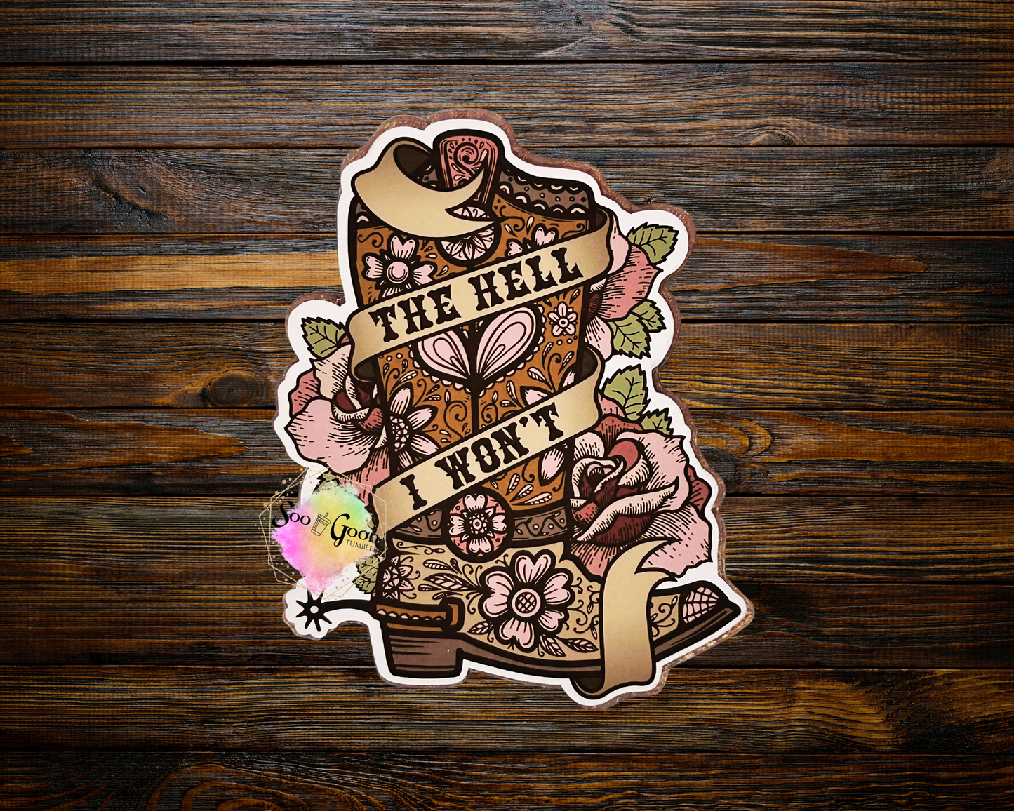 The Hell I Won't Car Air Freshener (Juicy Clementine Scent)