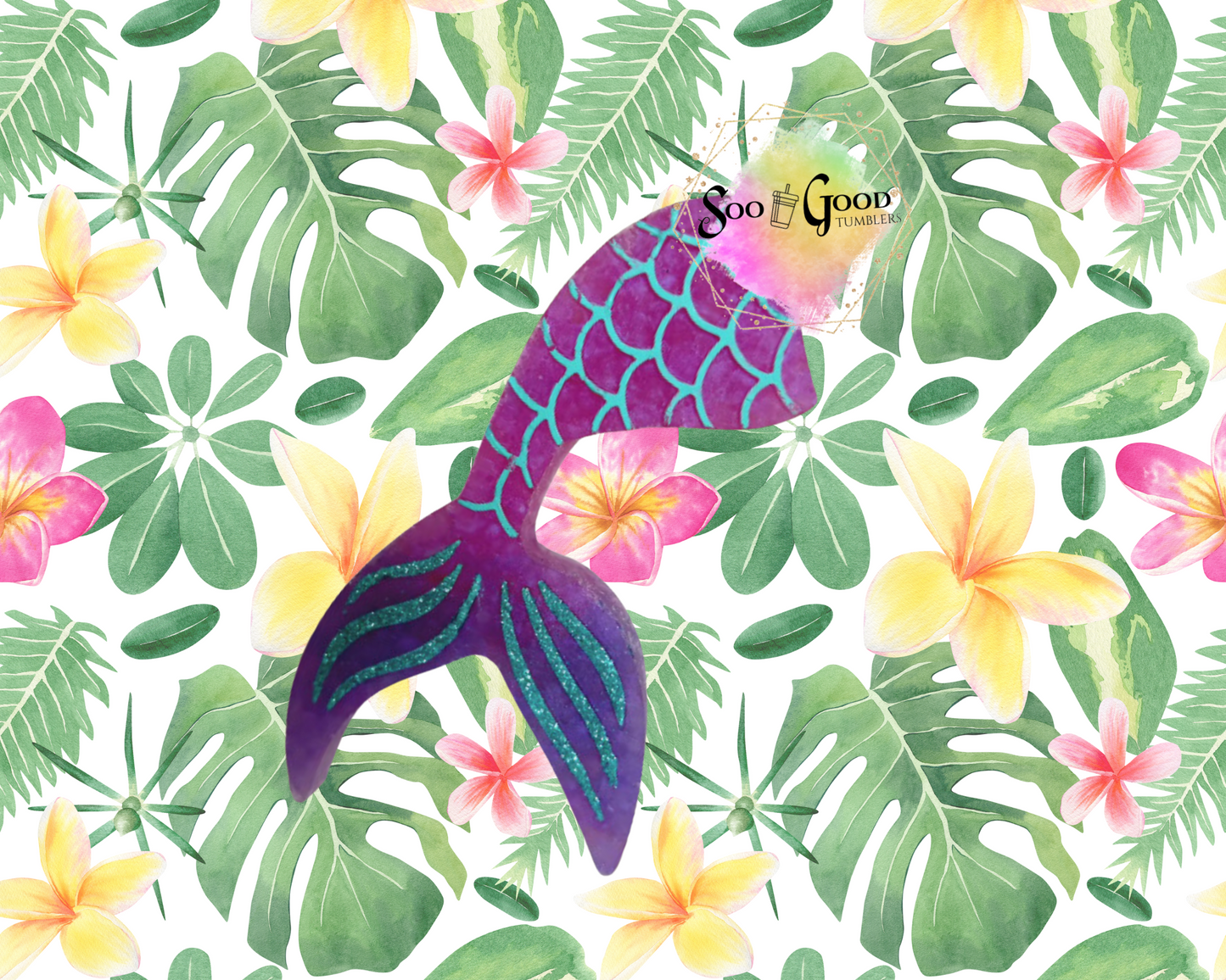 Mermaid Tail Blinged Car Freshie