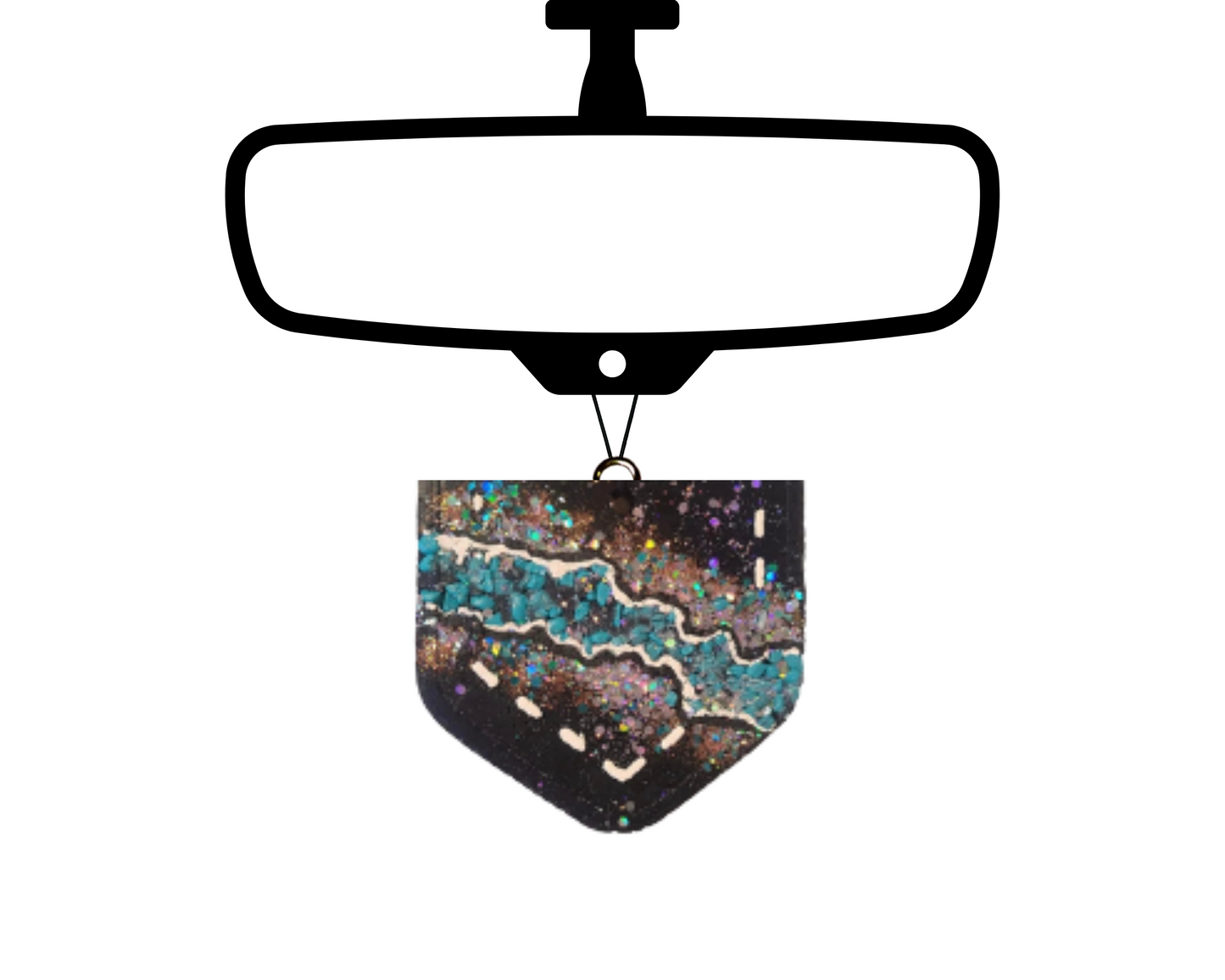 Jean Pocket Blinged Car Freshie