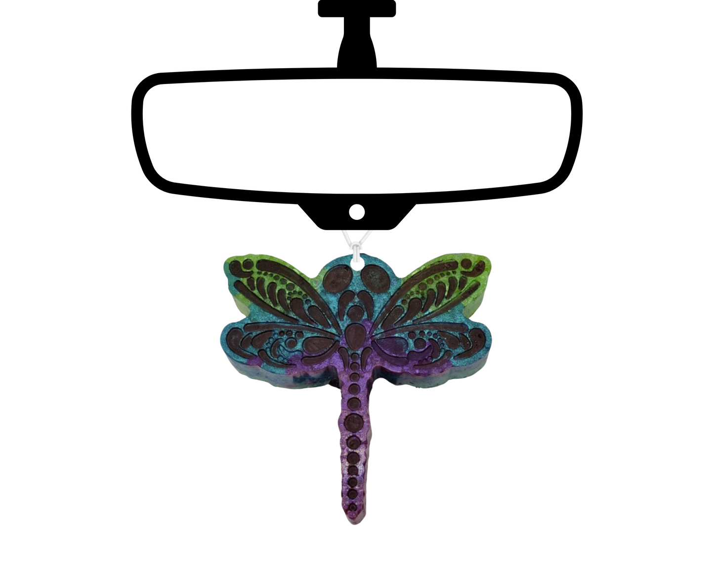 Dragonfly Blinged Car Freshie