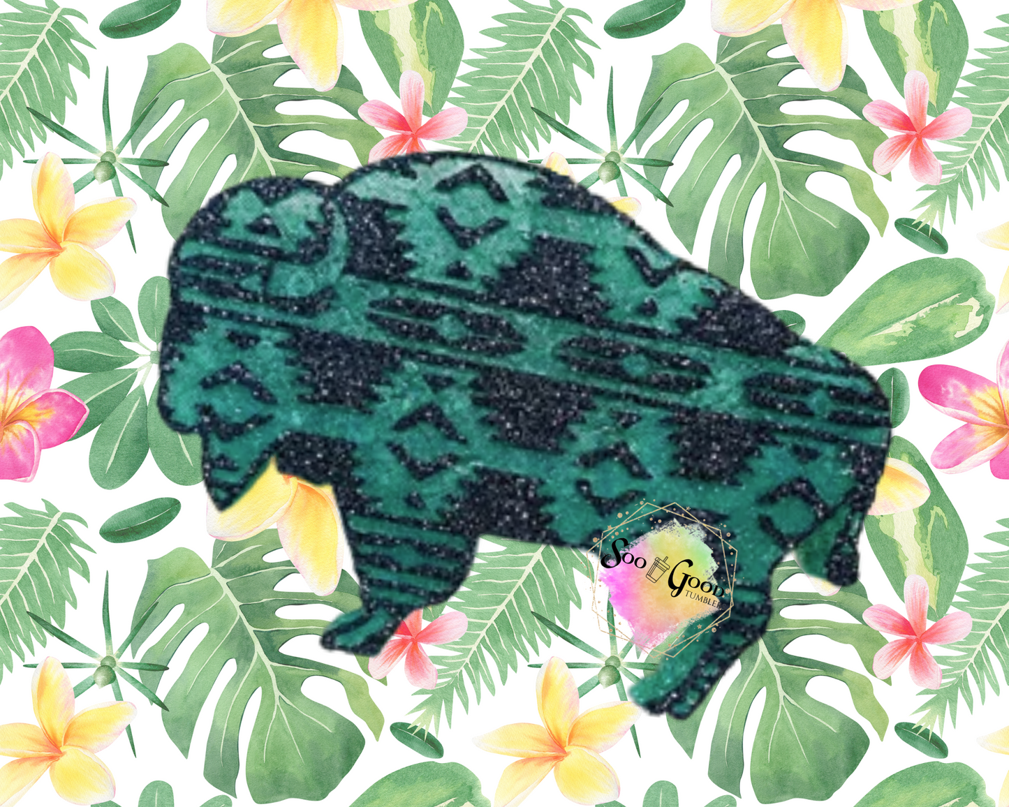 Buffalo Blinged Car Freshie