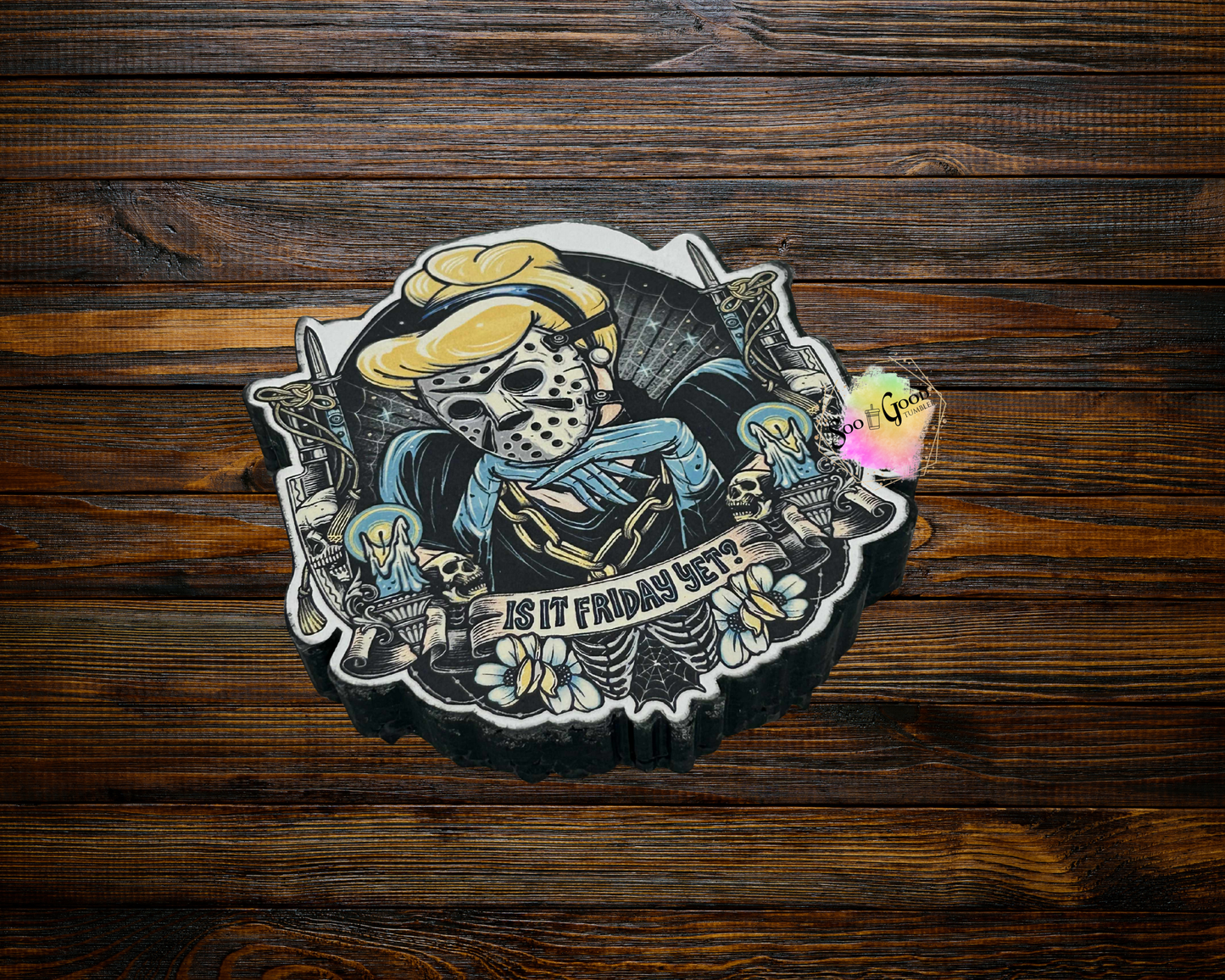 Slasher Princess Cardstock Car Freshie (Style 1)