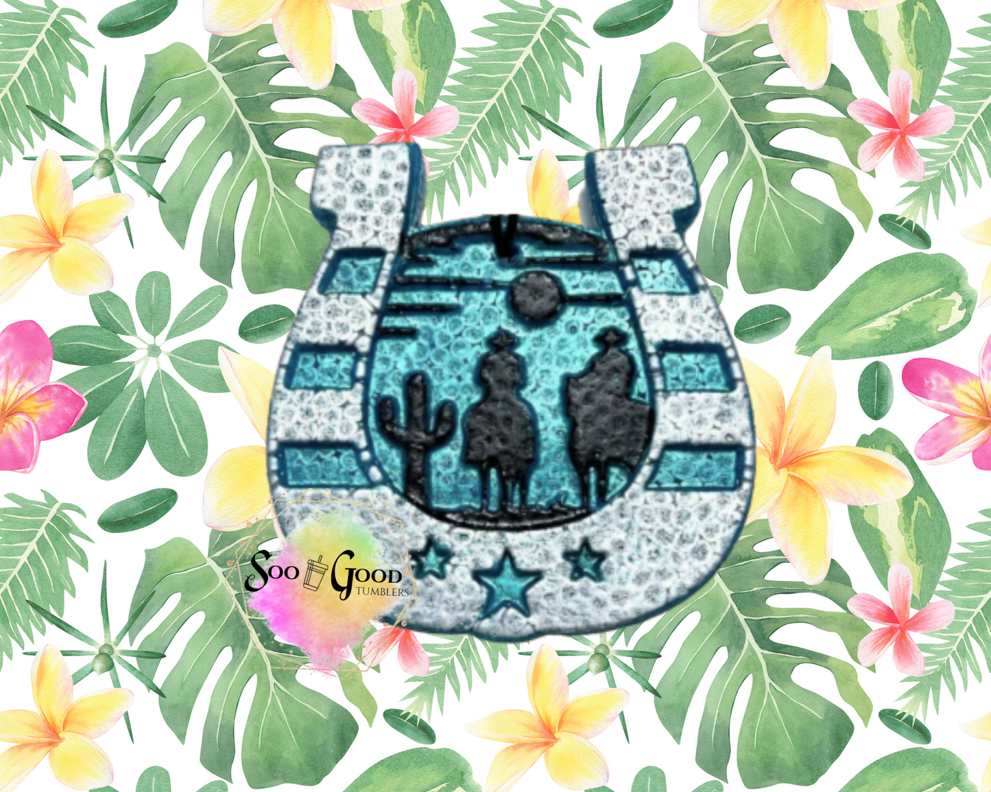 Cowboys Luck Blinged Car Freshie