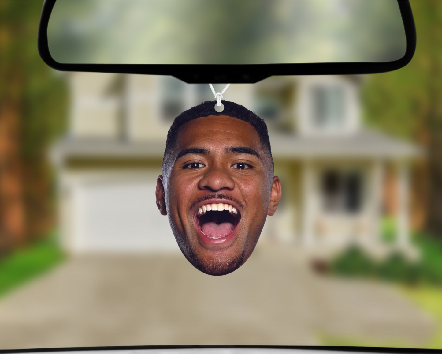 Big Head - Justin Matamua Car Air Freshener