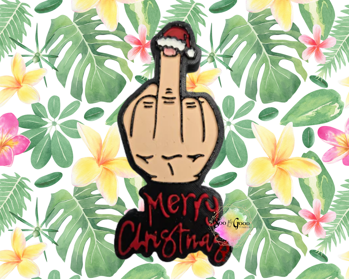 Merry Christmas - Up Yours Blinged Car Freshie