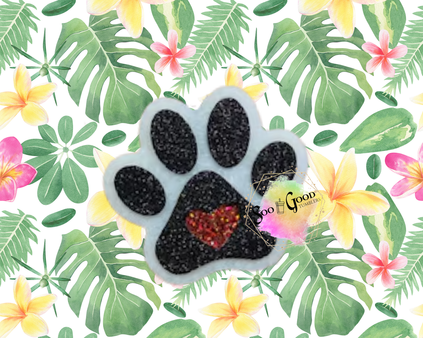 Puppy Paw Blinged Car Freshie