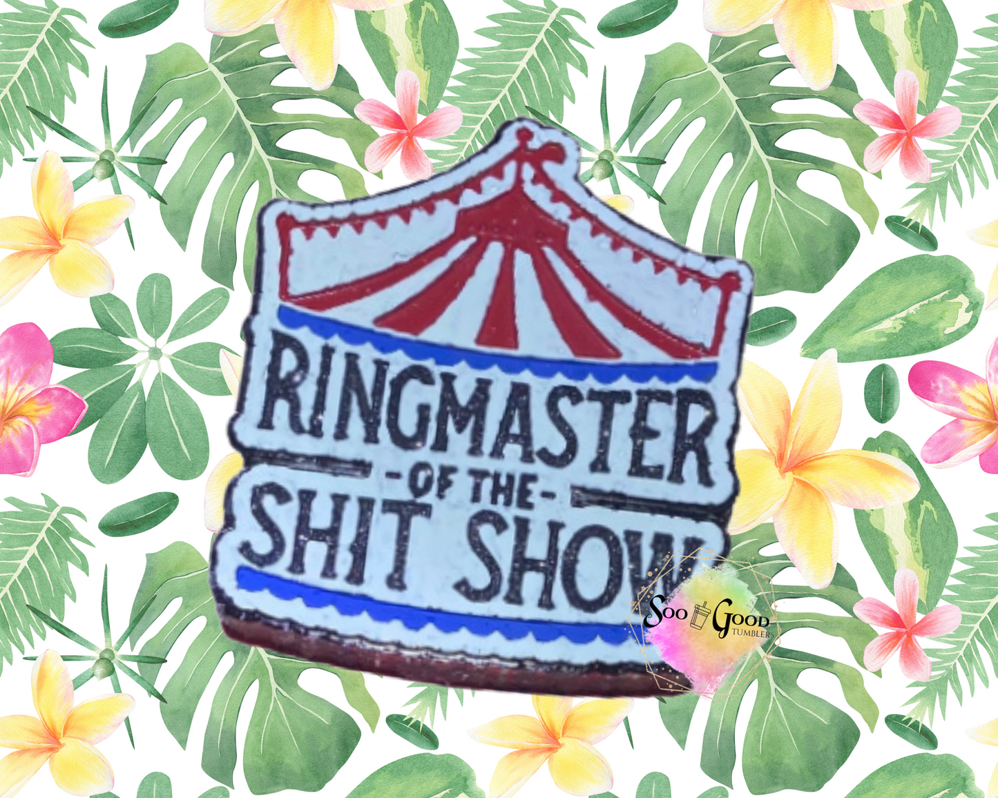 Ringmaster of The Sh!t Show Blinged Car Freshie