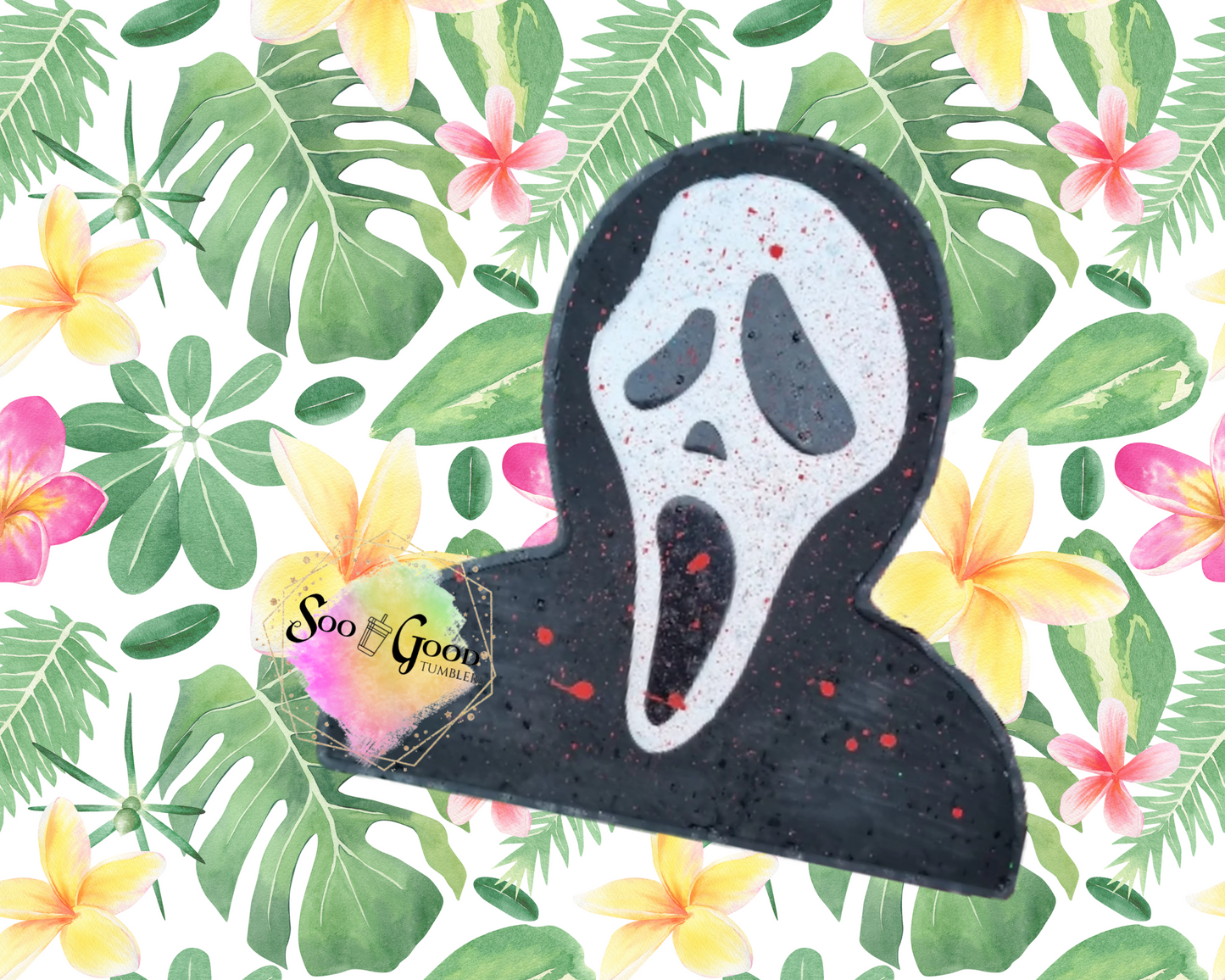 Ghost Face (Scream) Blinged Car Freshie