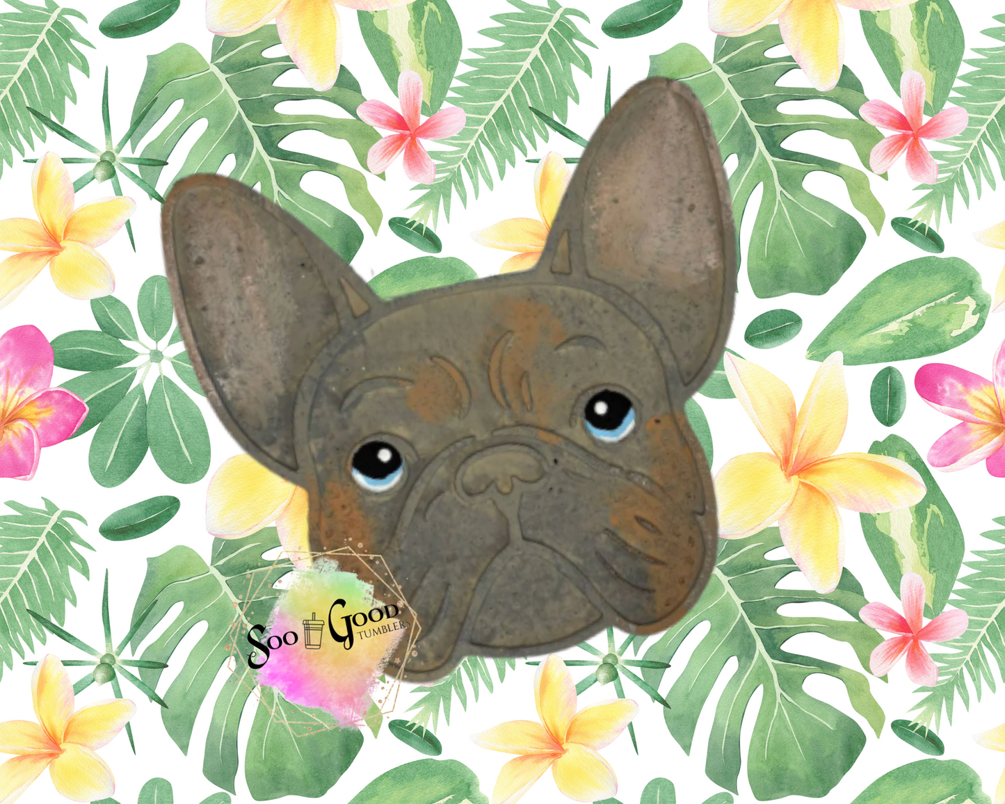 French Bulldog Blinged Car Freshie