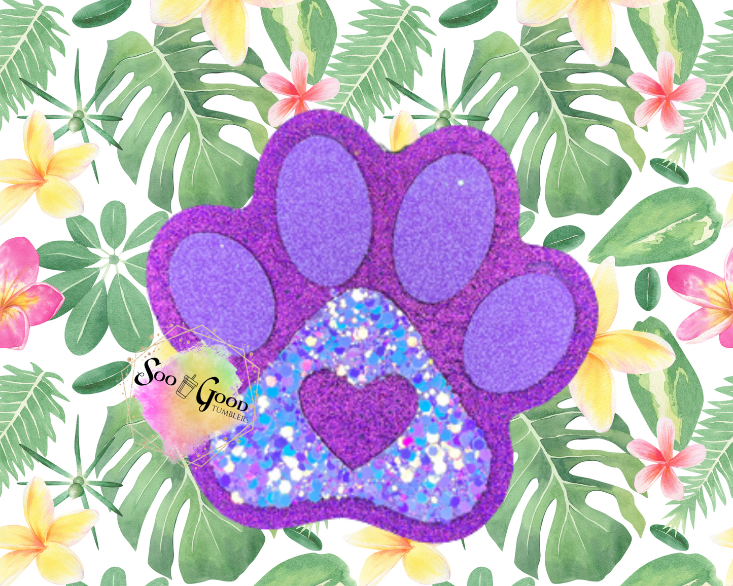 Puppy Paw Blinged Car Freshie