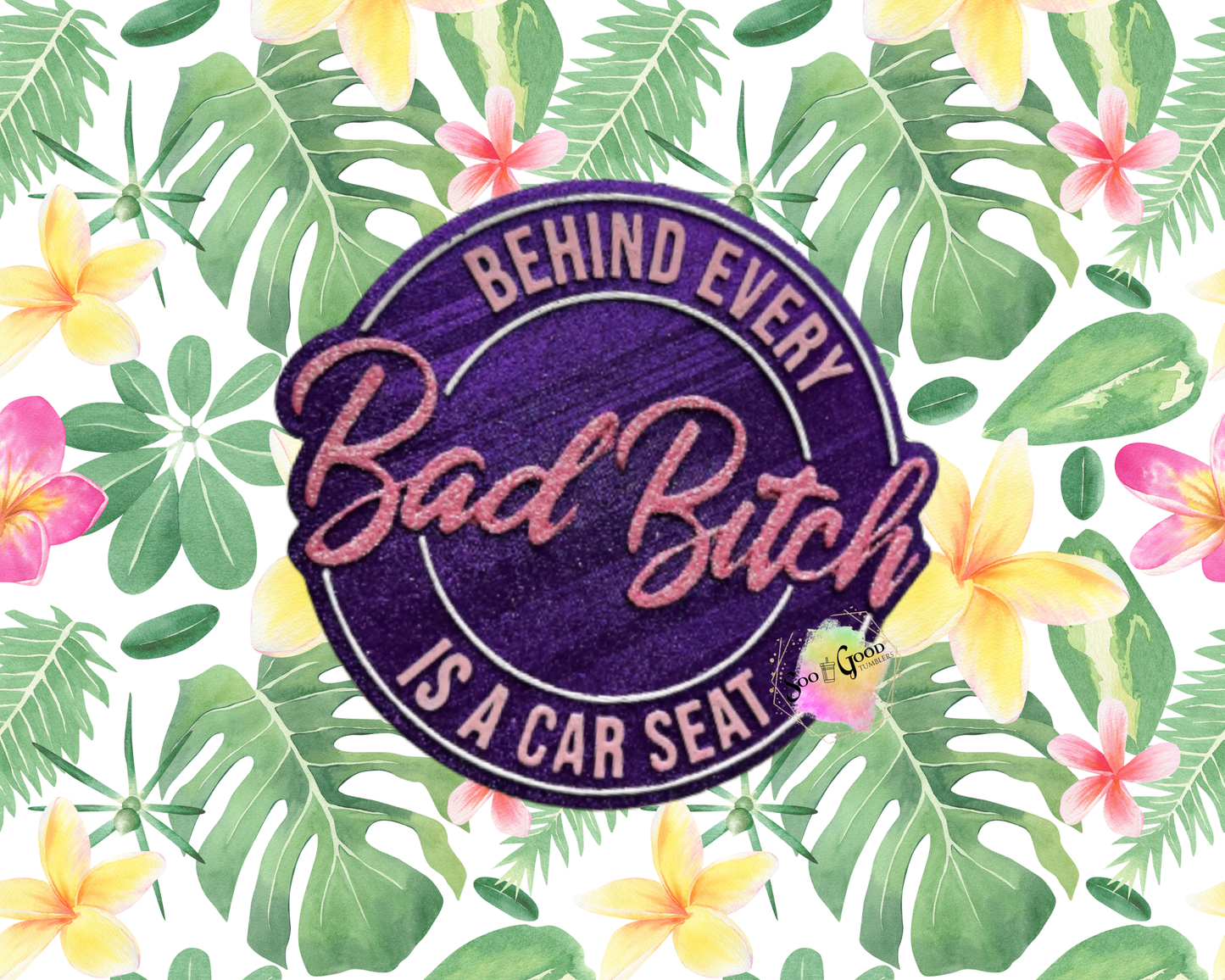 Behind Every Bad B' Blinged Car Freshie