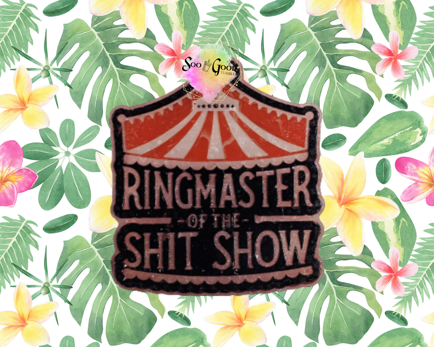 Ringmaster of The Sh!t Show Blinged Car Freshie