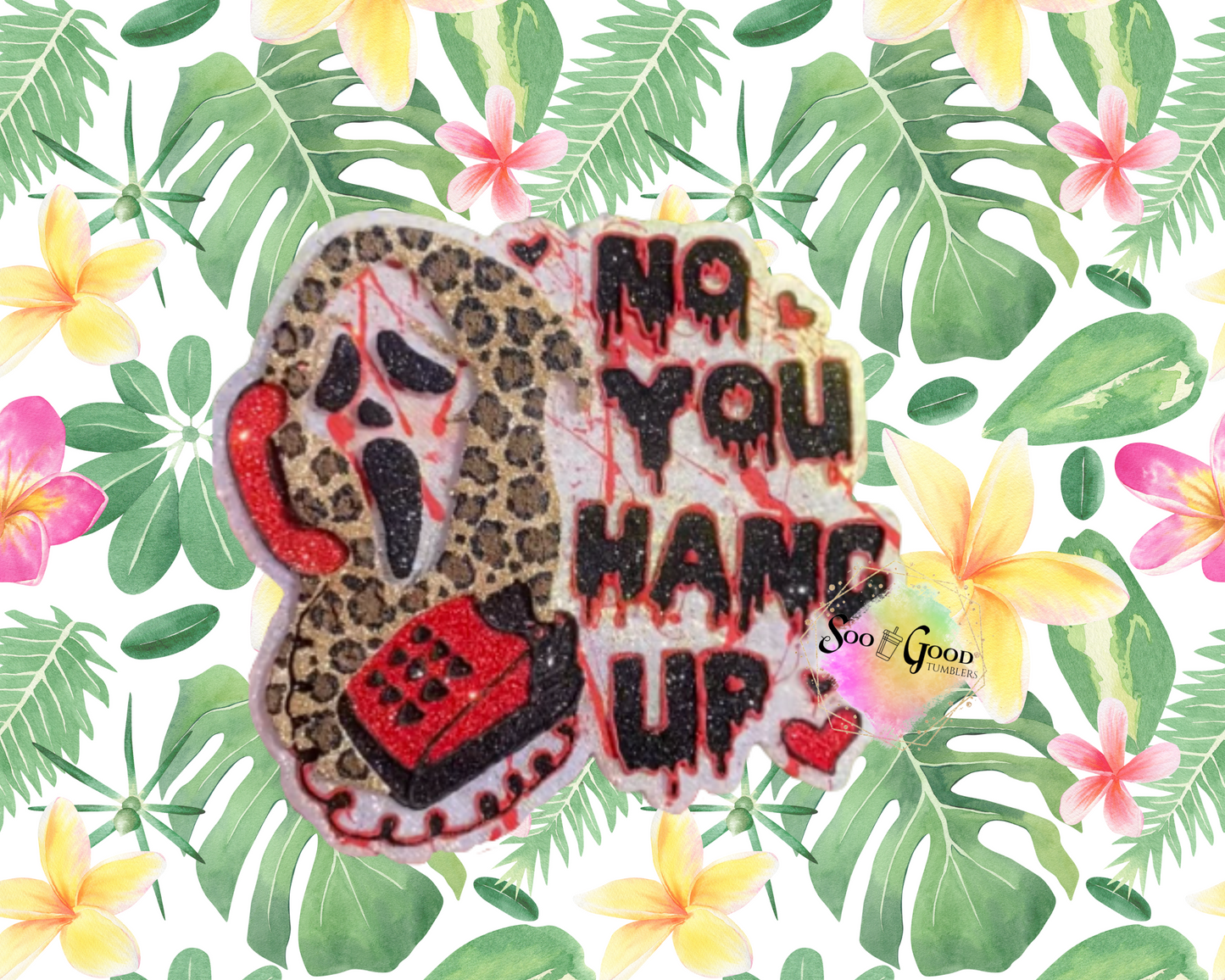 No You Hang Up Blinged Car Freshie