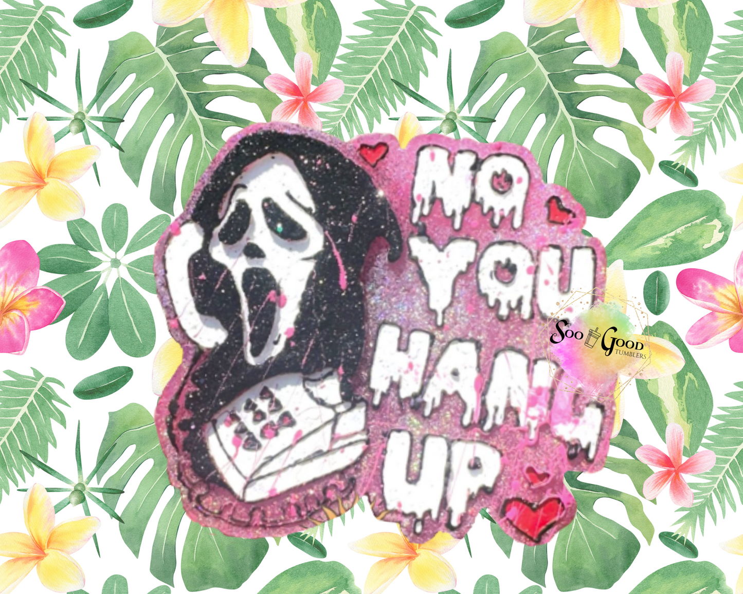 No You Hang Up Blinged Car Freshie