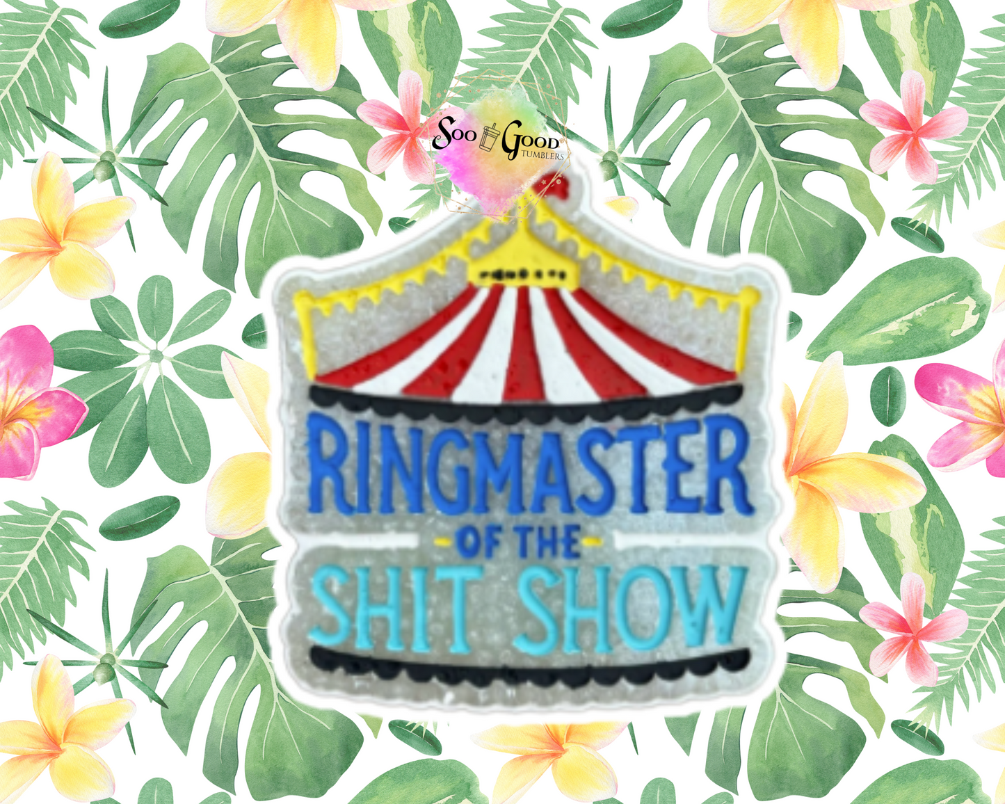 Ringmaster of The Sh!t Show Blinged Car Freshie