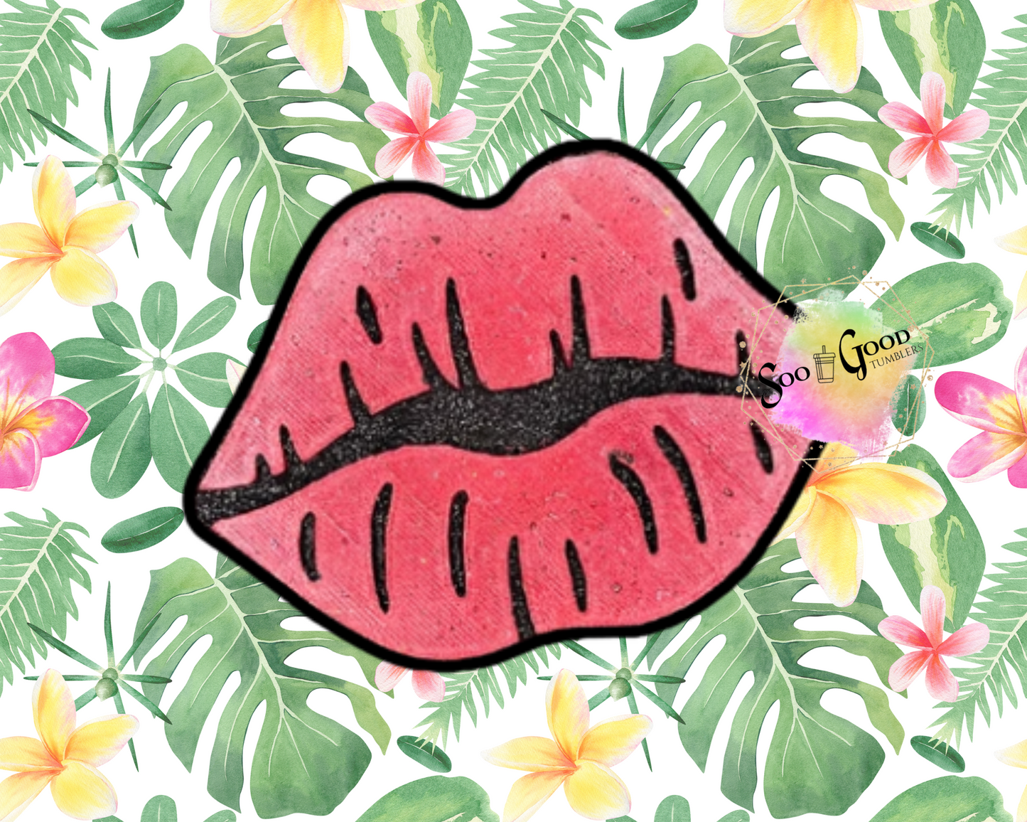 Lips Blinged Car Freshie