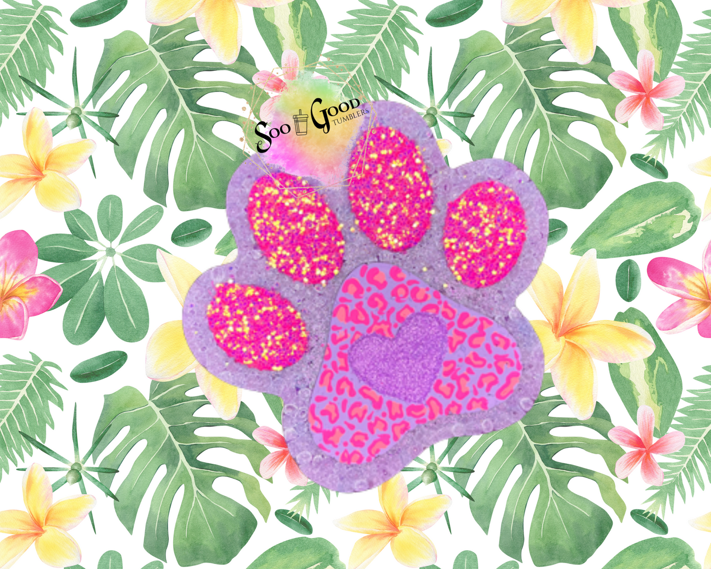 Puppy Paw Blinged Car Freshie