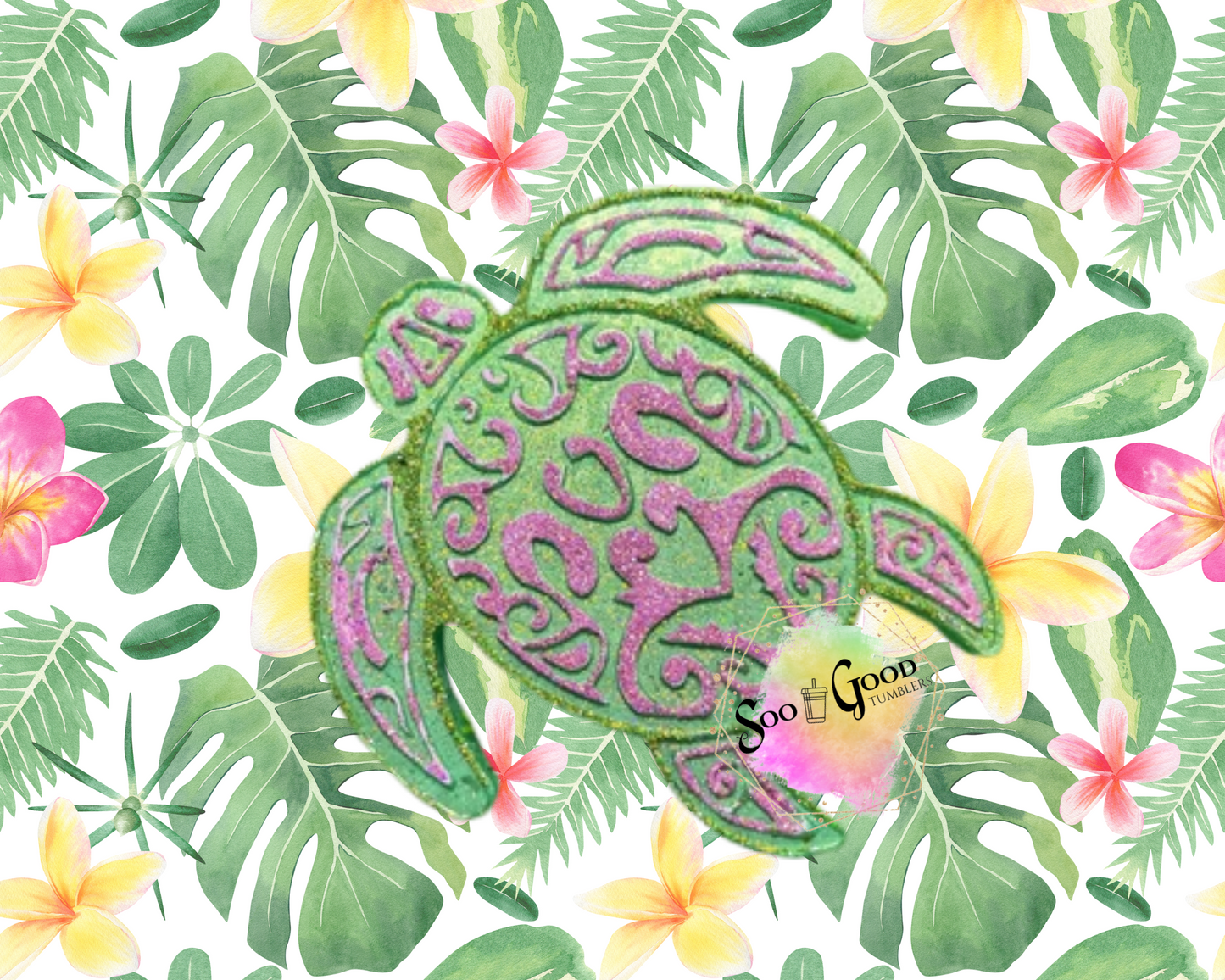 Sea Turtle Blinged Car Freshie