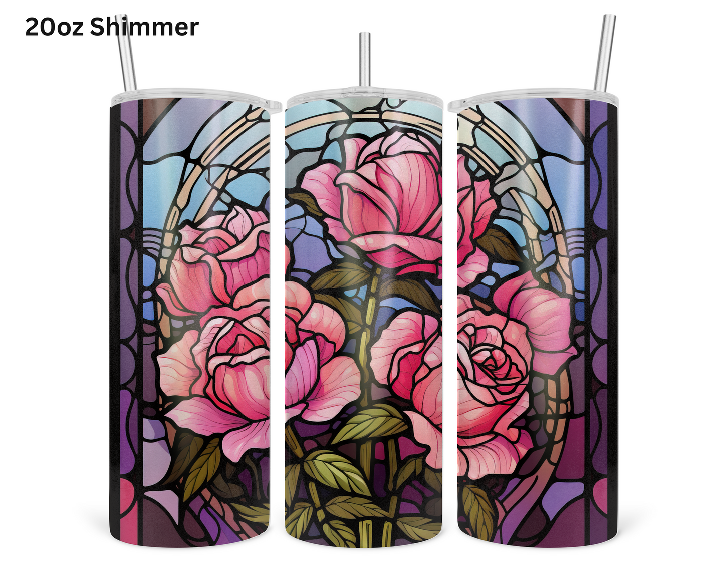 Pink Roses Tumbler