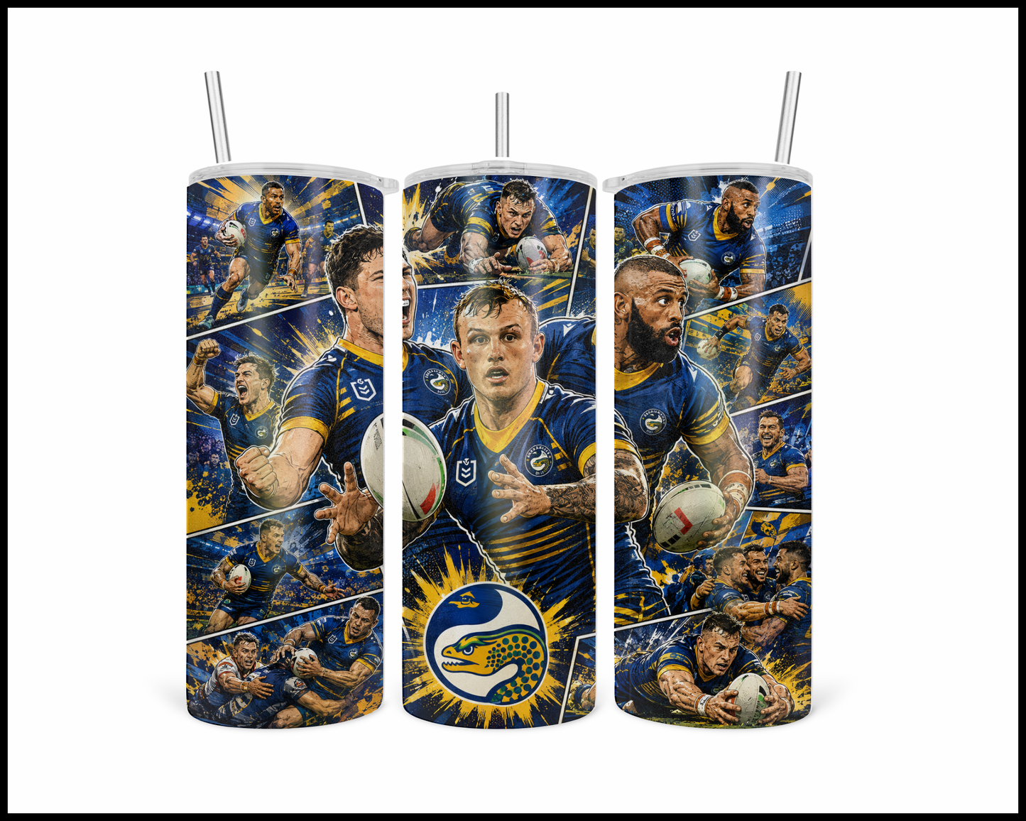 Stainless Steel Tumbler - Parramatta Eels (5484)