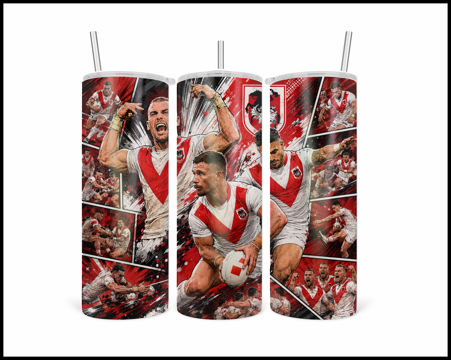 Stainless Steel Tumbler - St George Dragons (5487)