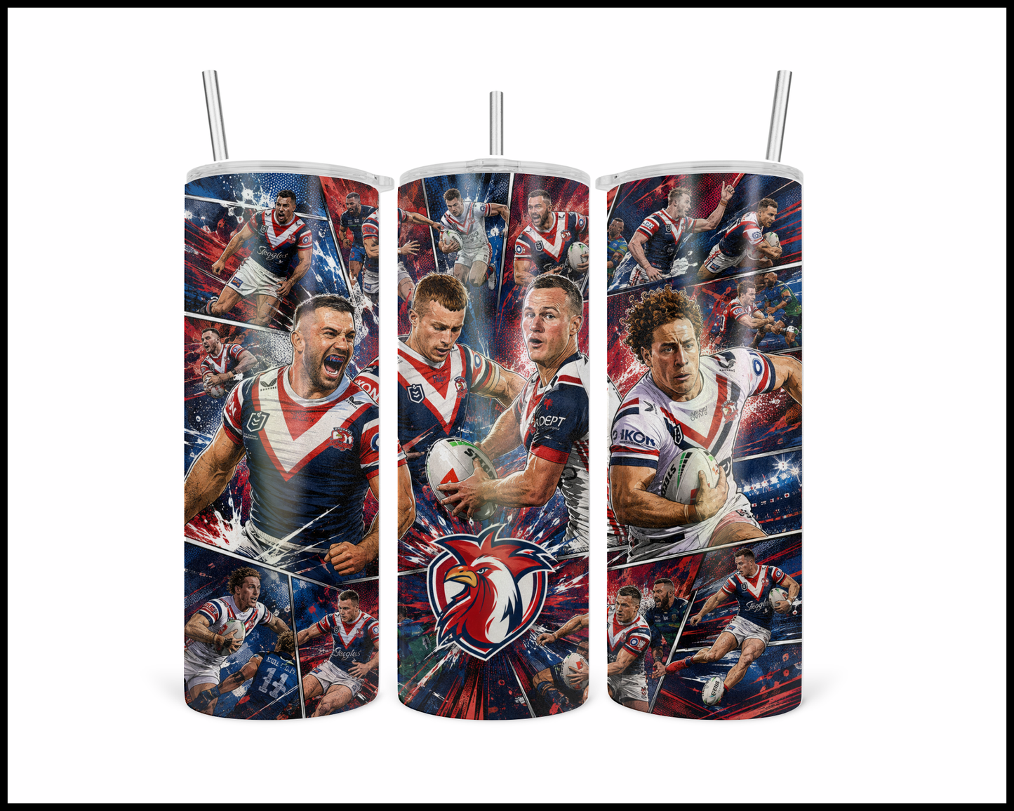 Stainless Steel Tumbler - Sydney Roosters (5488)