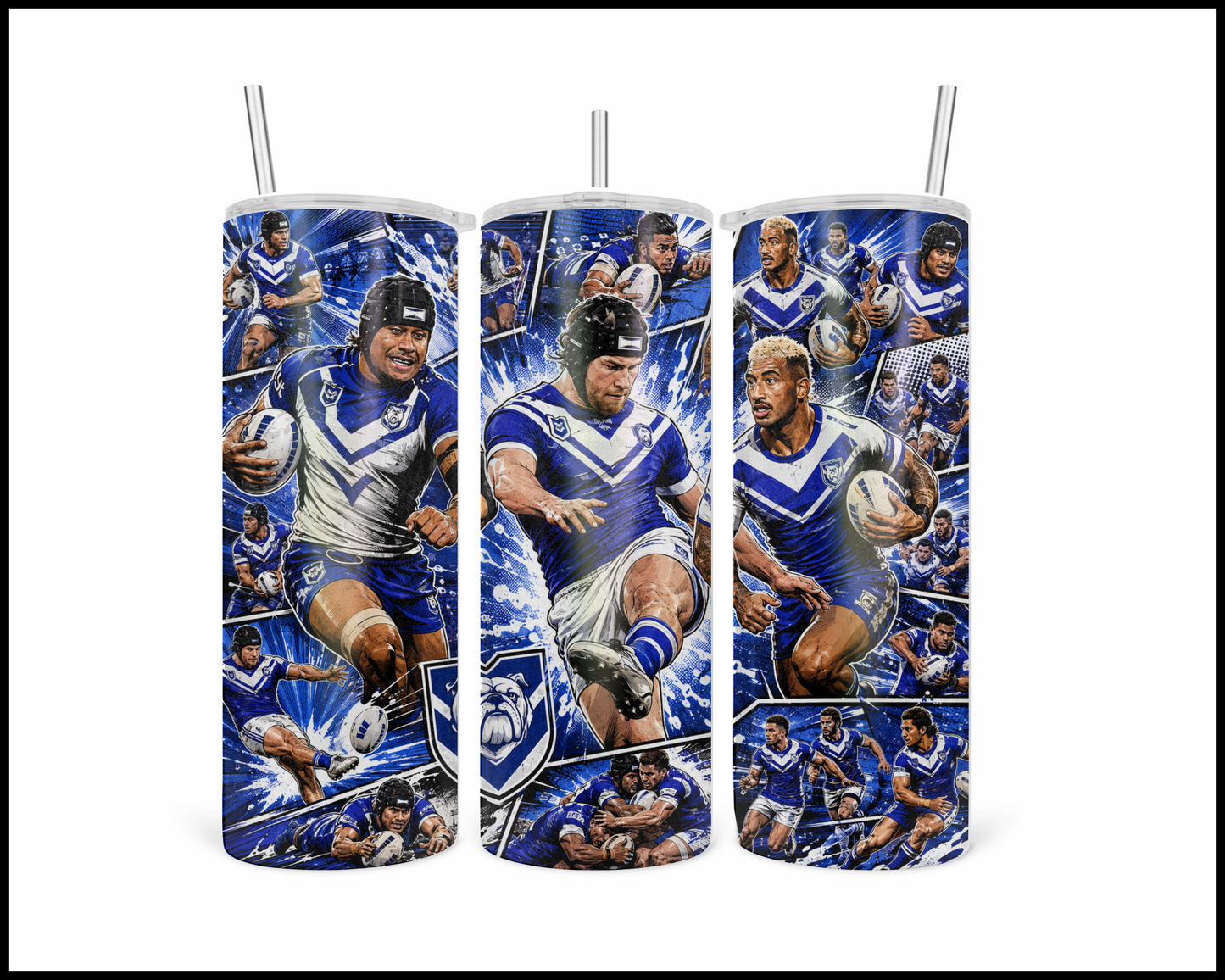 Stainless Steel Tumbler - Canterbury Bulldogs (5475)