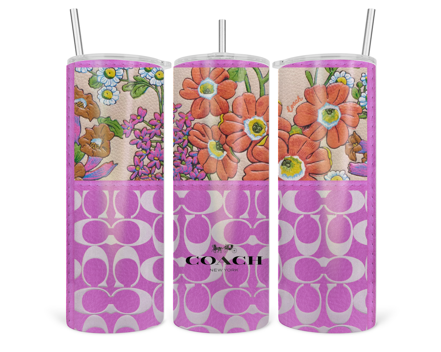 Coach Handbag Inspired Tumbler (126)