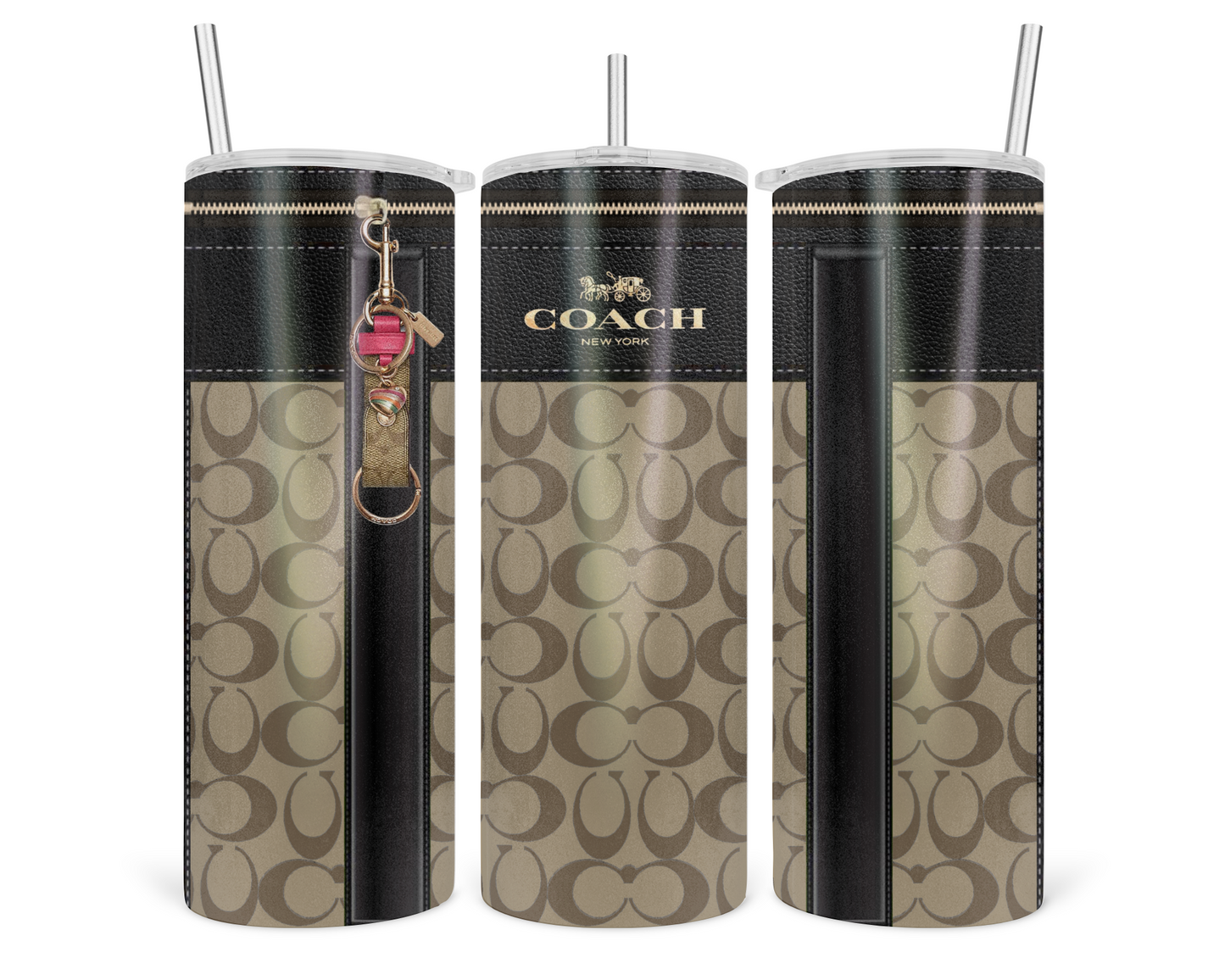 Coach Handbag Inspired Tumbler (057)