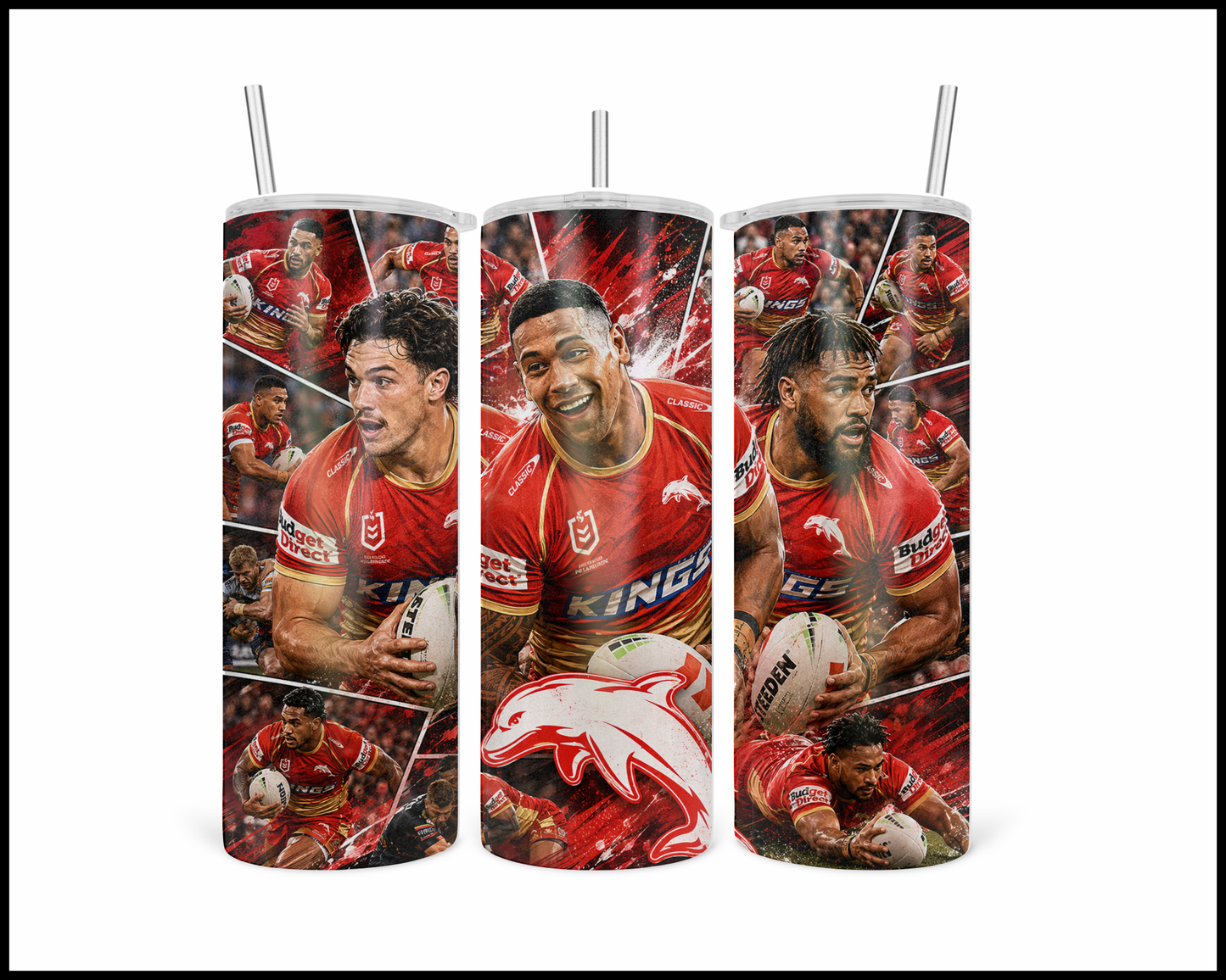 Stainless Steel Tumbler - Dolphins (5477)