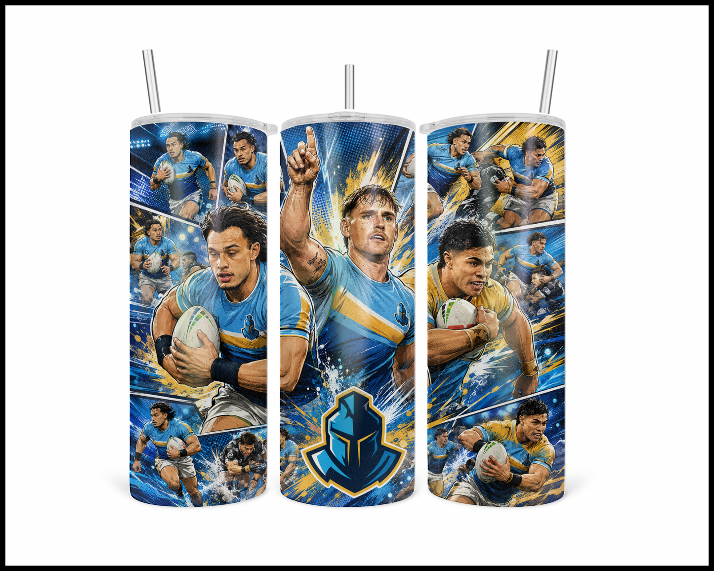 Stainless Steel Tumbler - Gold Coast Titans (5478)