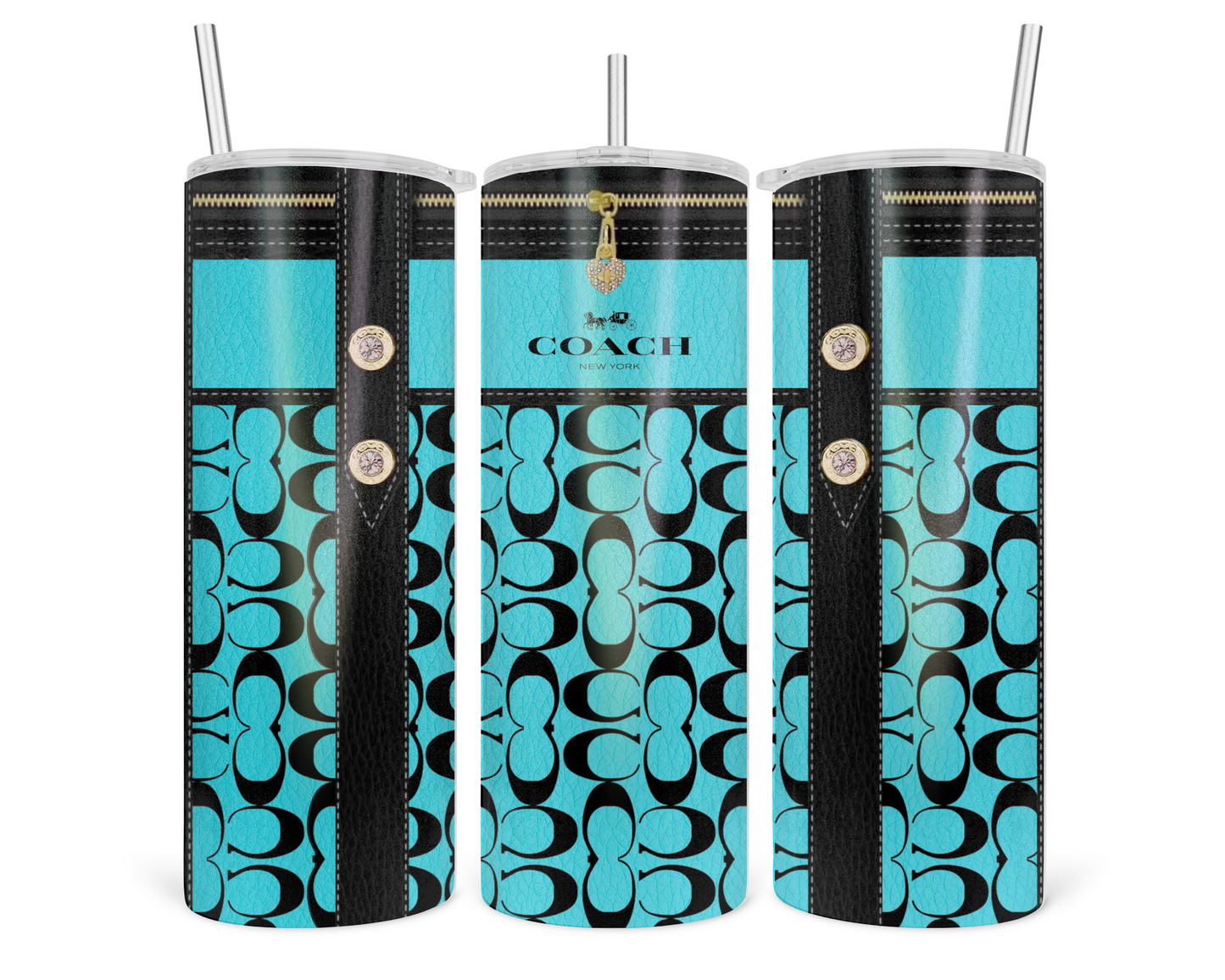 Coach Handbag Inspired Tumbler (066)