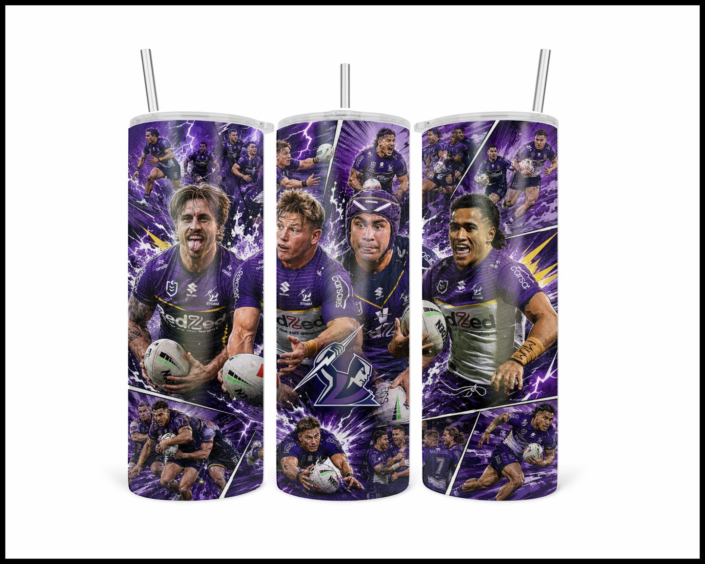 Stainless Steel Tumbler - Melbourne Storm (5480)