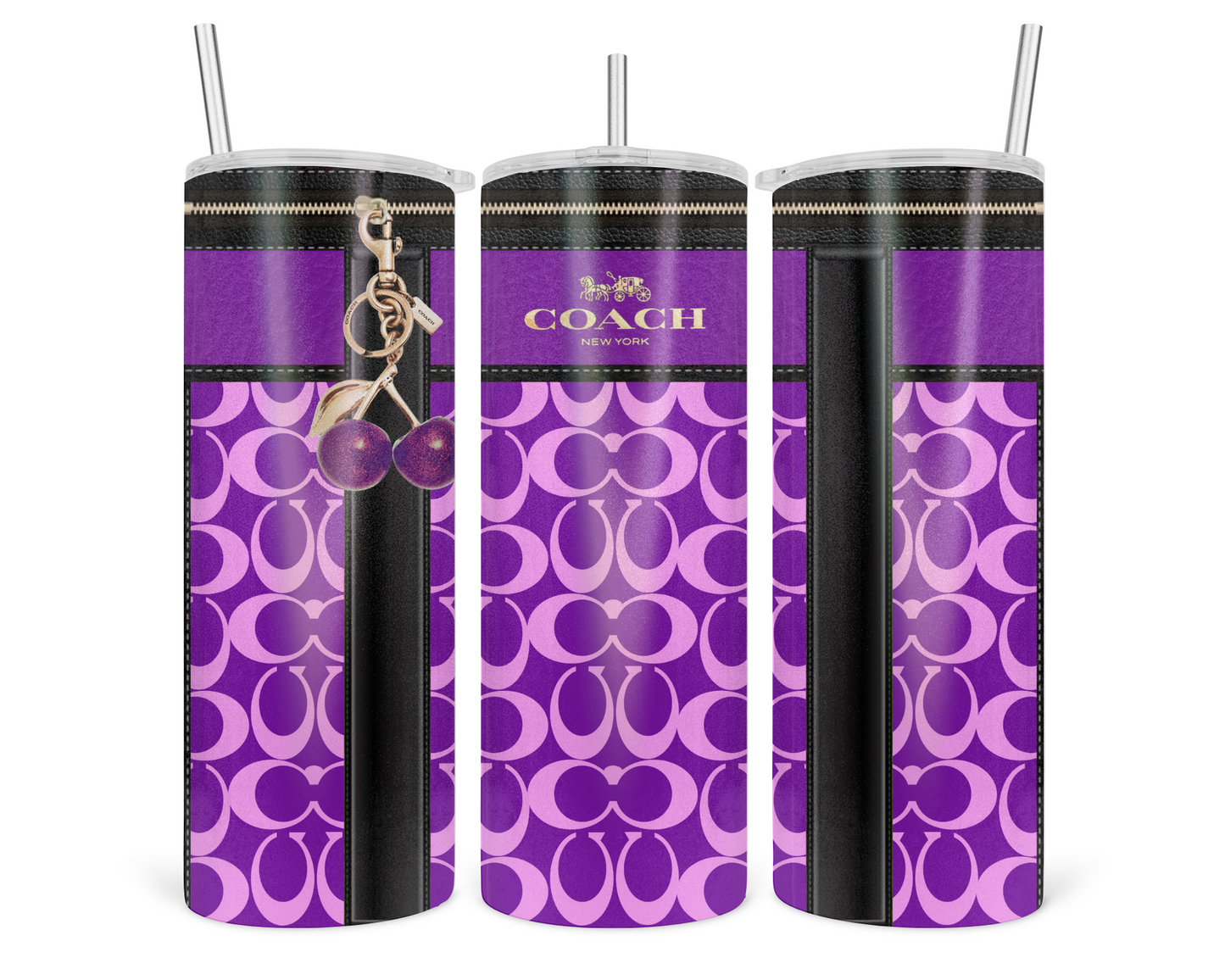 Coach Handbag Inspired Tumbler (064)
