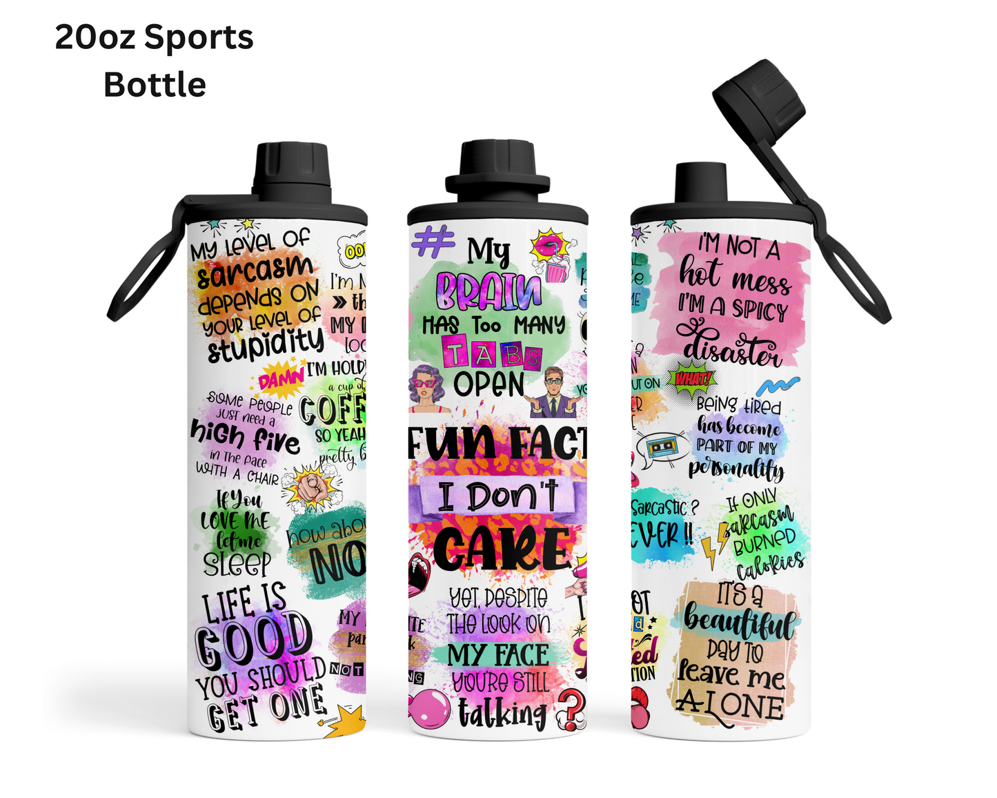 Fun Fact - I Don't Care Tumbler