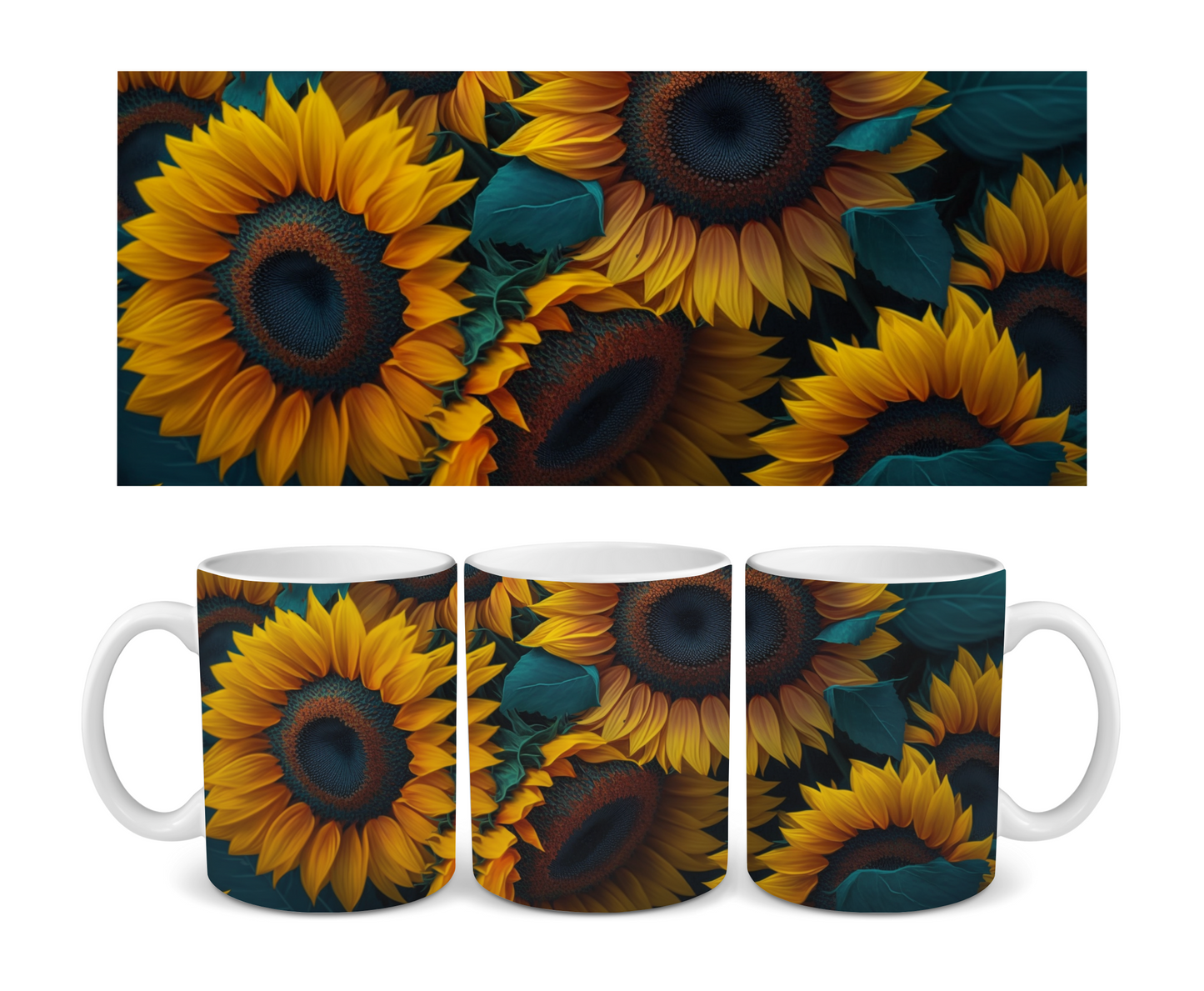 Sunflowers Ceramic Mug