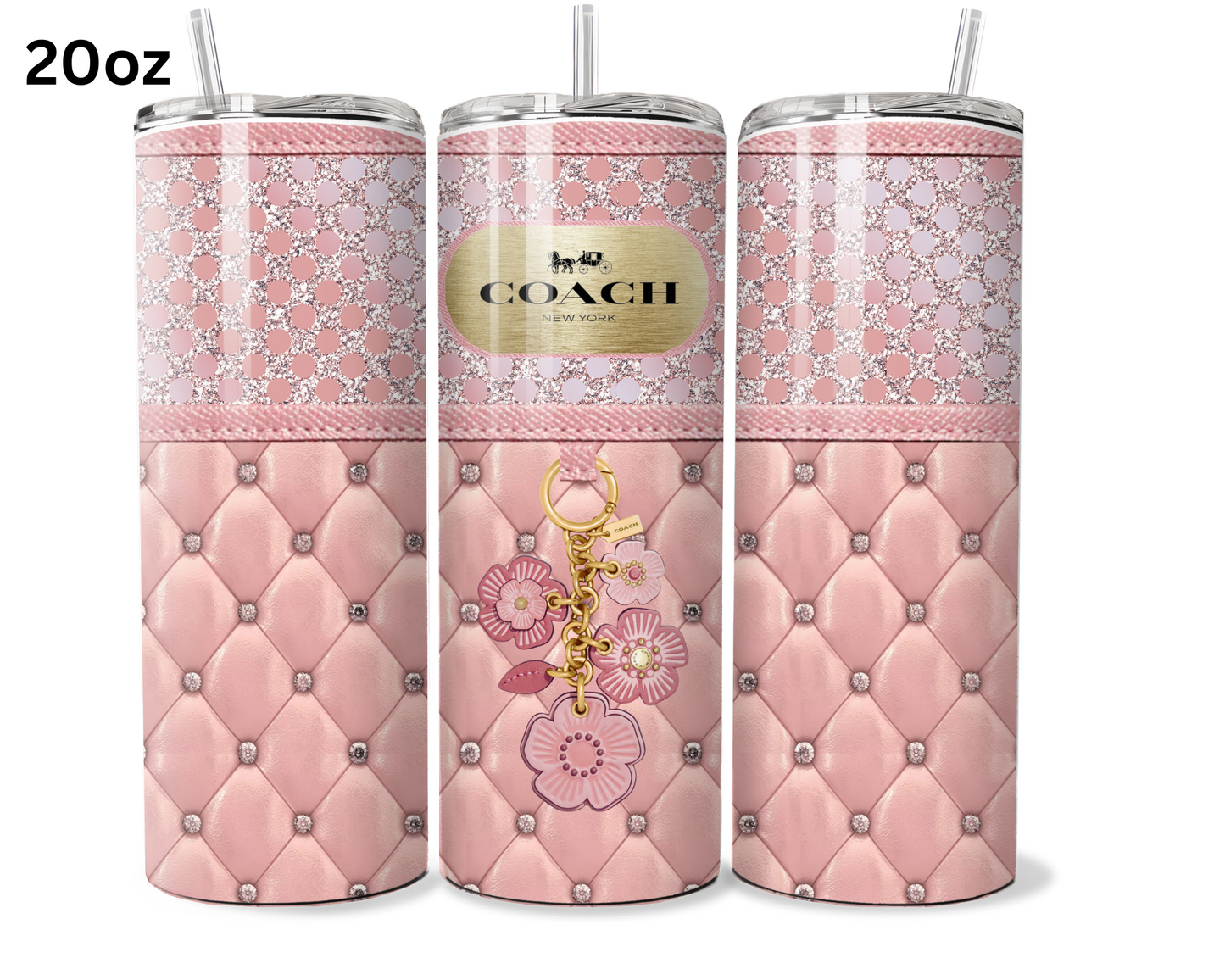 Coach Handbag Inspired Tumbler (062)