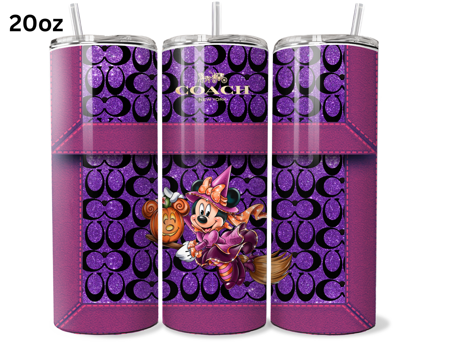 Coach Handbag Inspired Tumbler (068)