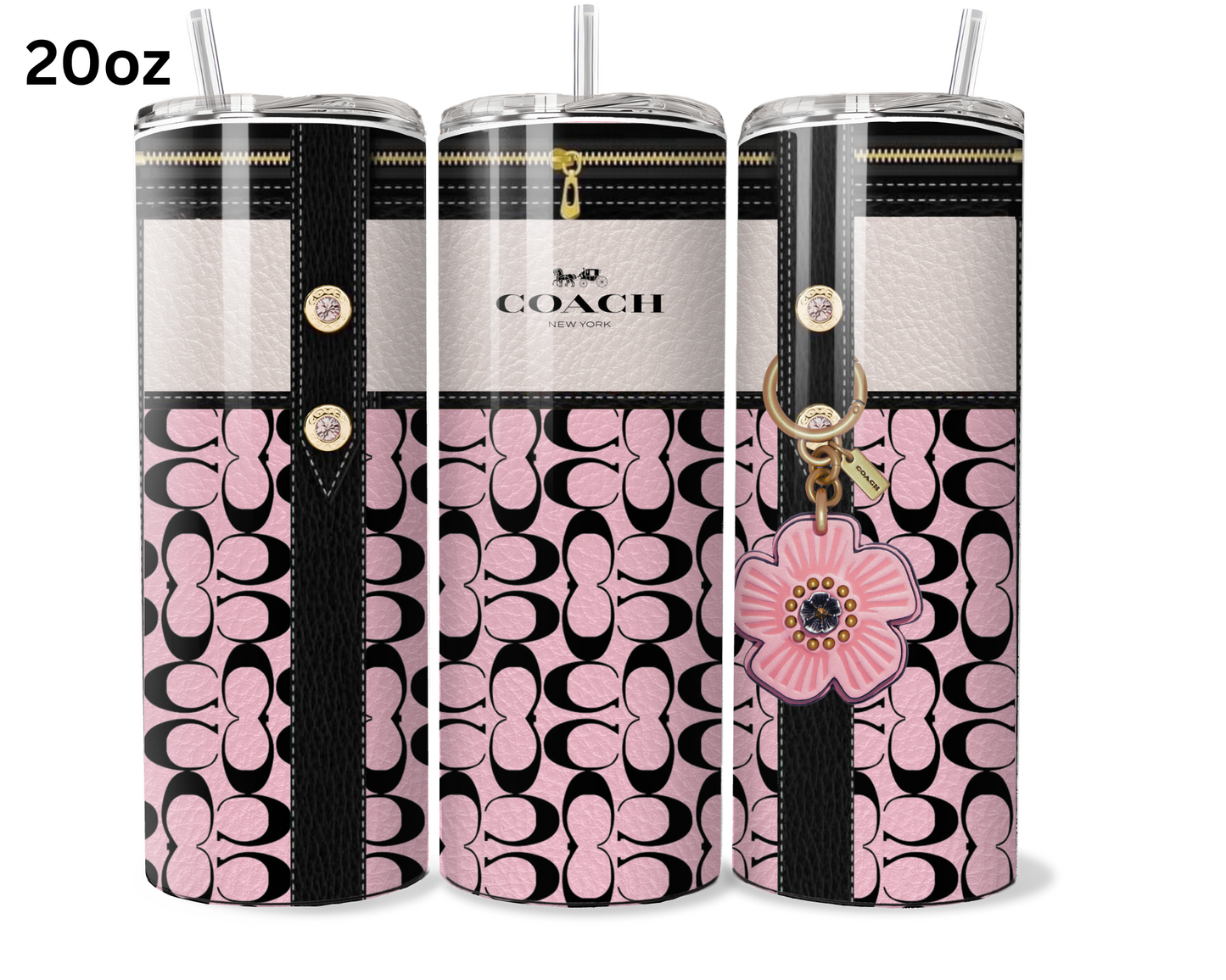 Coach Handbag Inspired Tumbler (065)