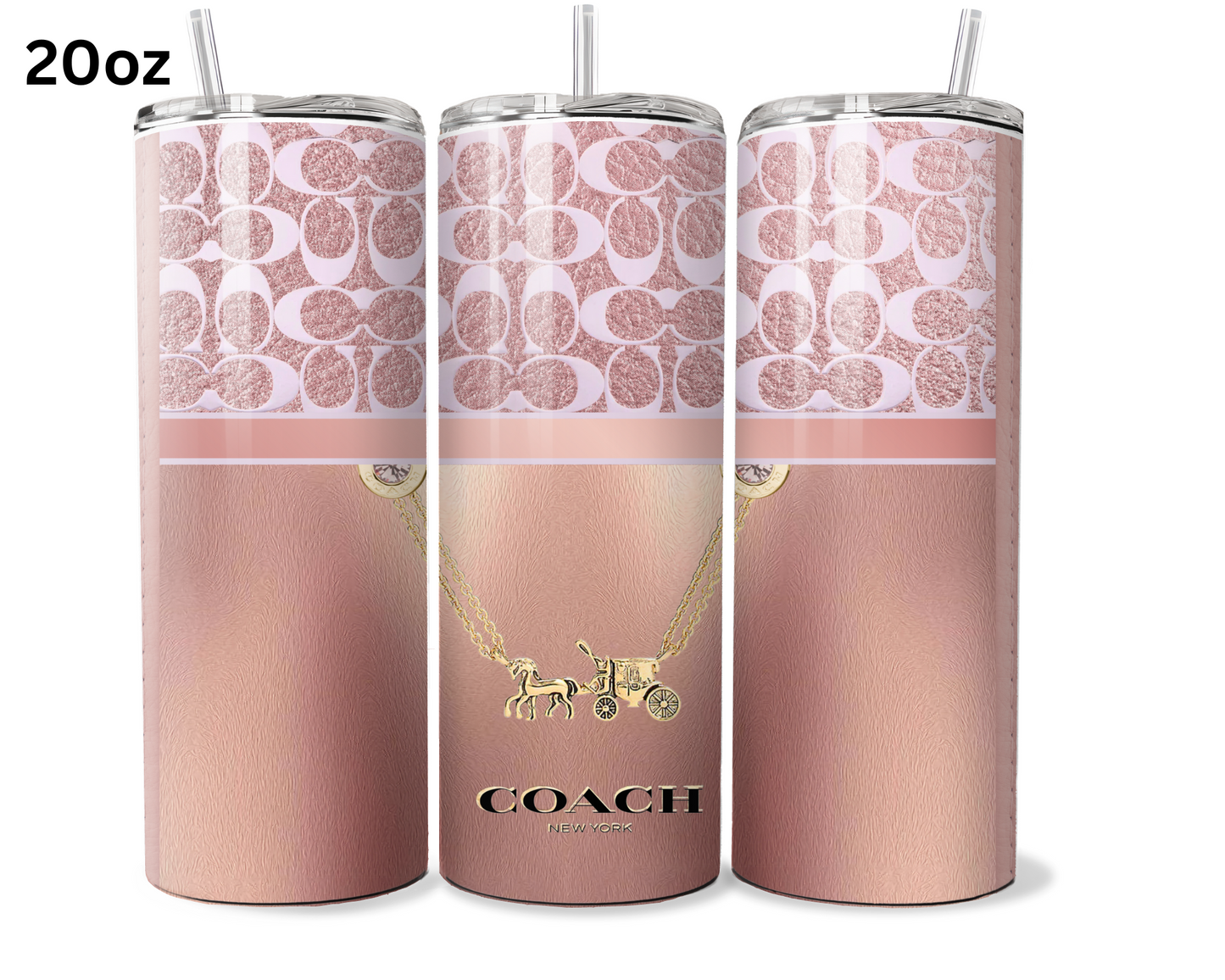 Coach Handbag Inspired Tumbler (056)