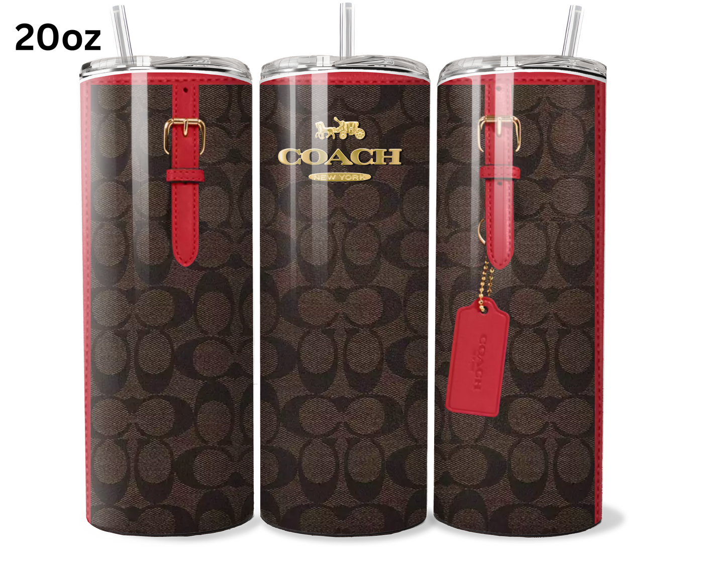 Coach Handbag Inspired Tumbler (096)