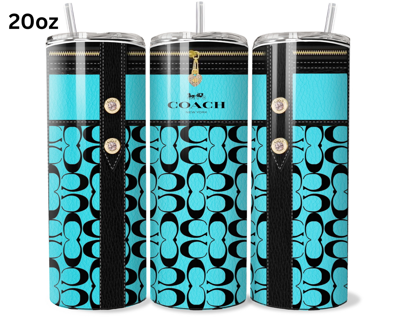 Coach Handbag Inspired Tumbler (066)