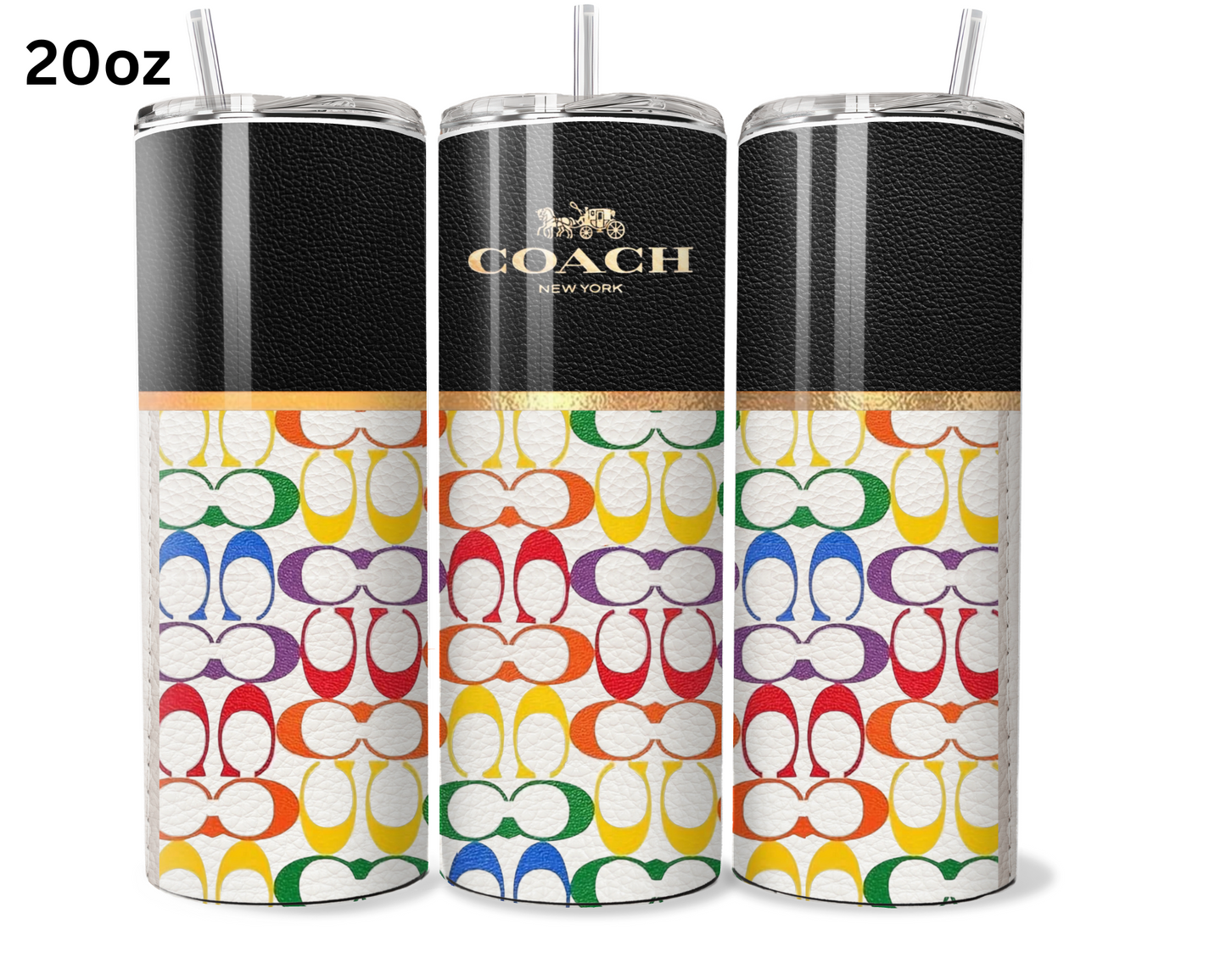 Coach Handbag Inspired Tumbler (053)
