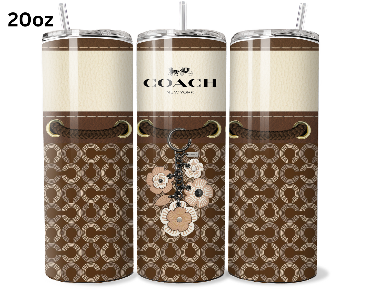 Coach Handbag Inspired Tumbler (063)