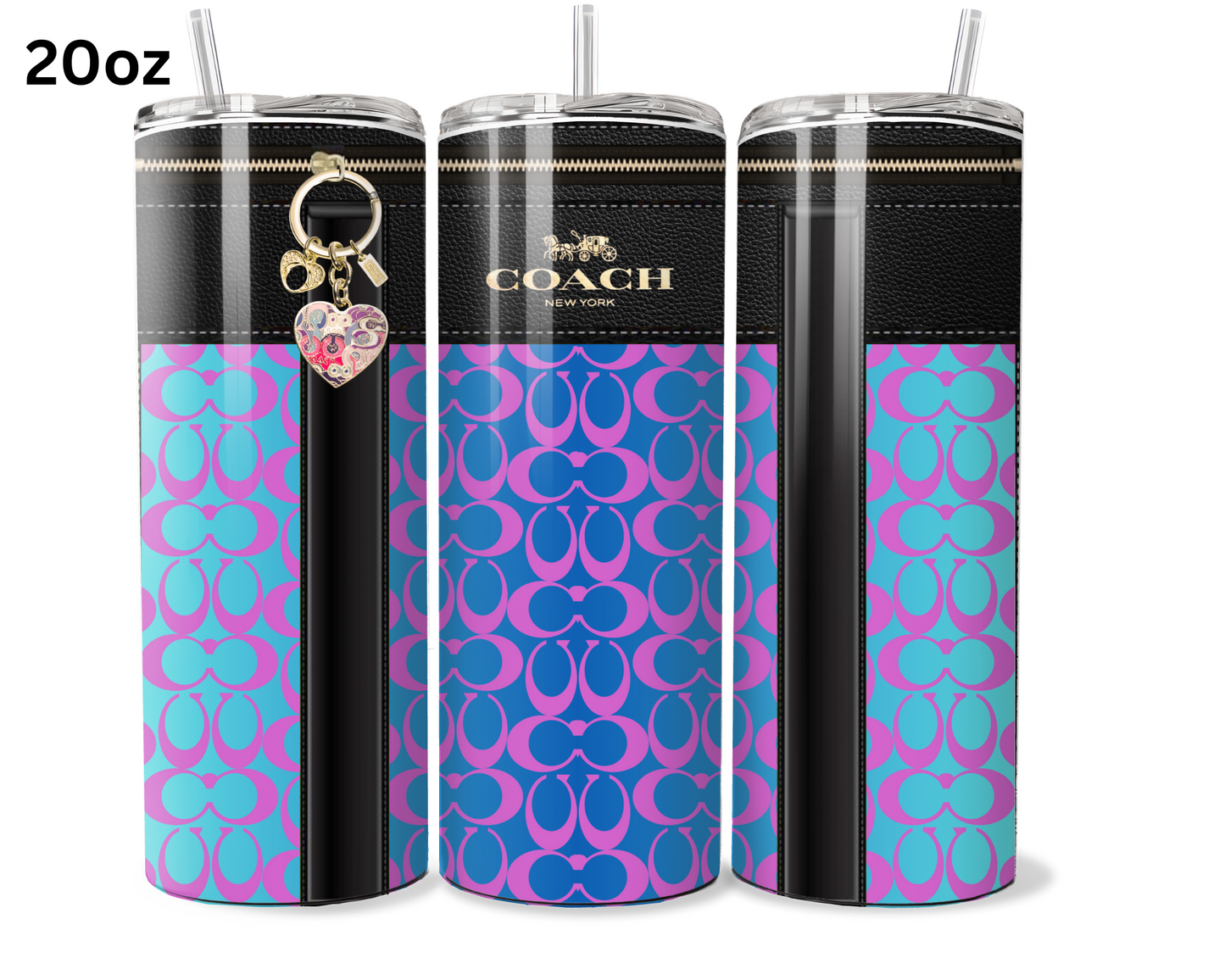 Coach Handbag Inspired Tumbler (061)