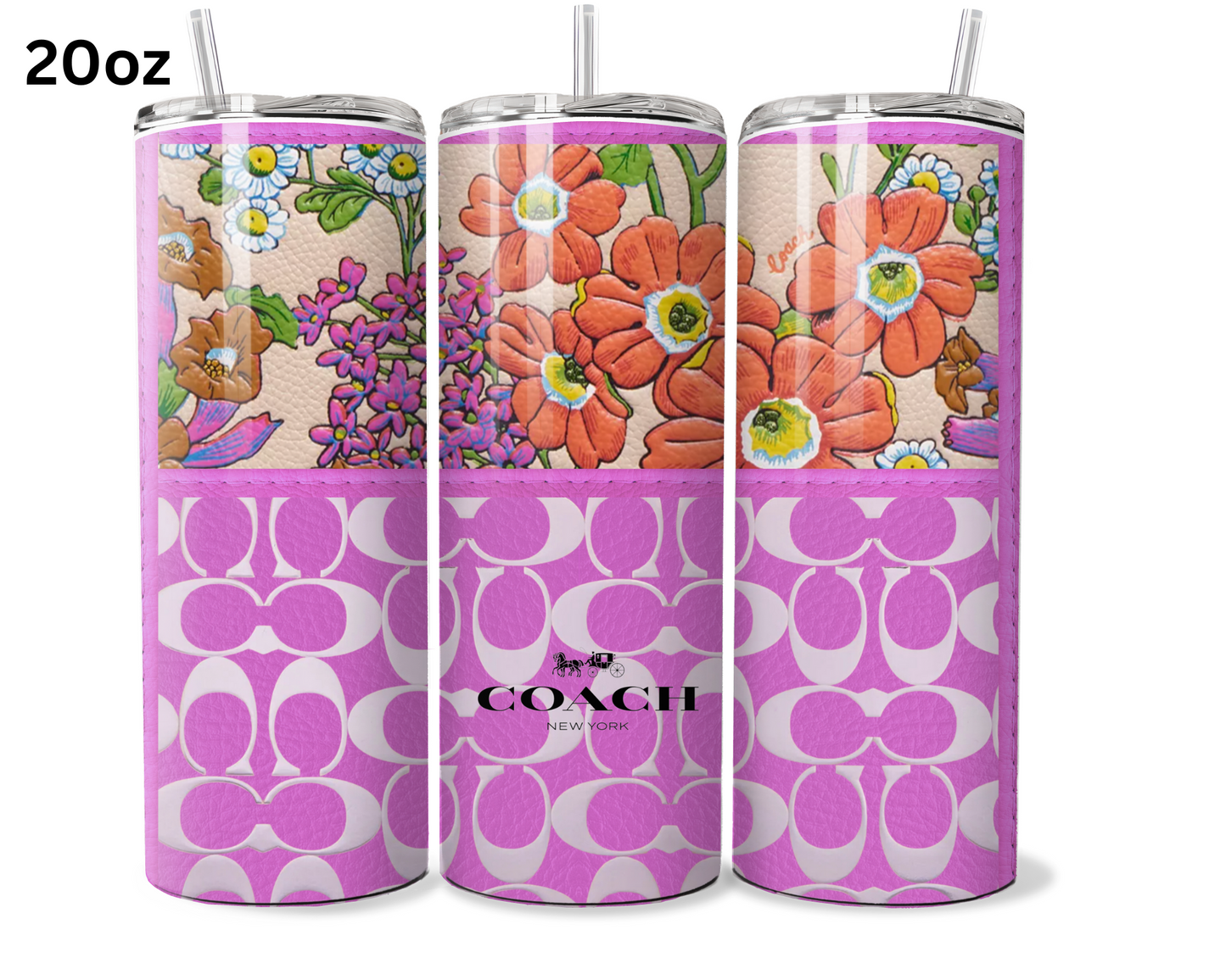 Coach Handbag Inspired Tumbler (126)