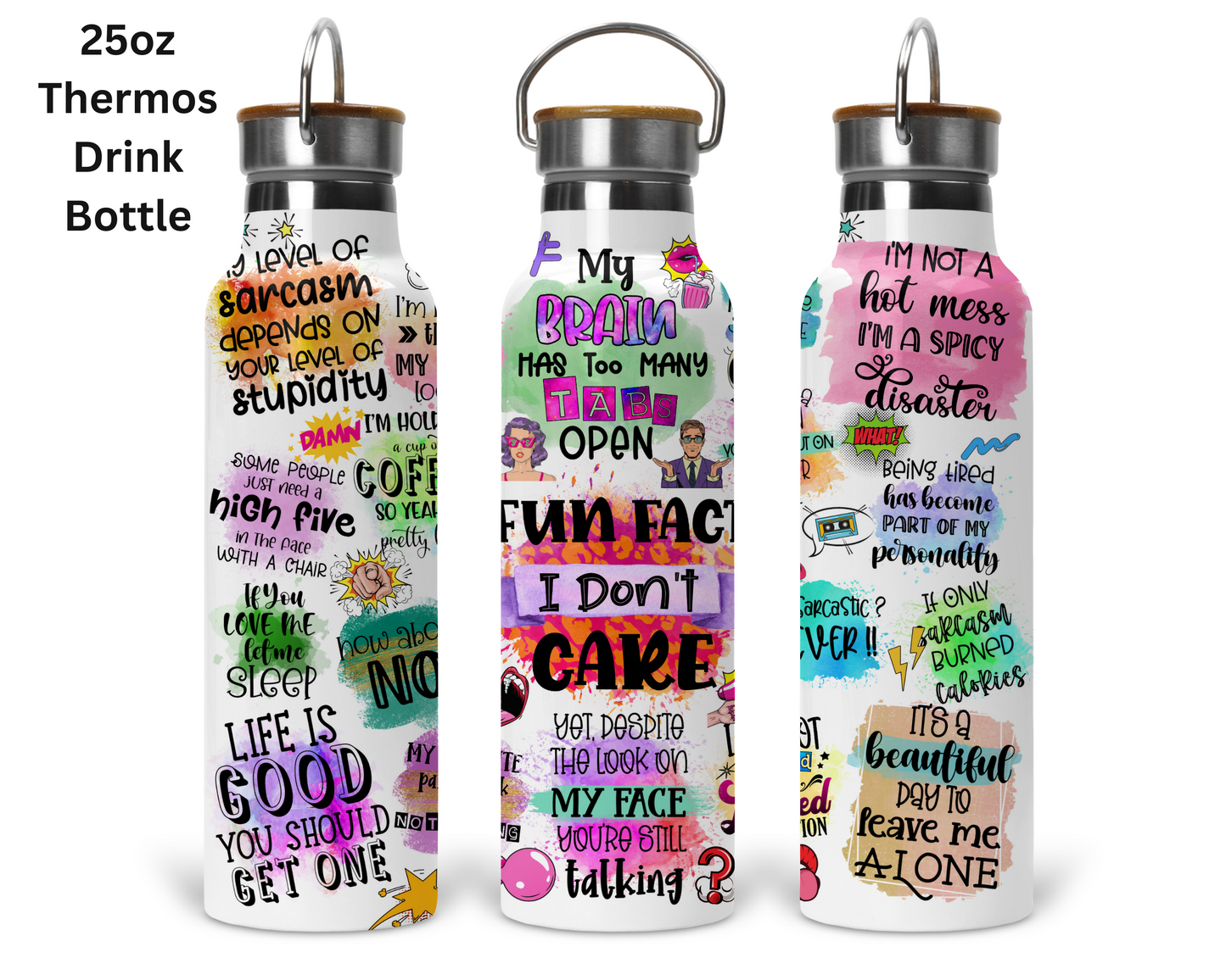 Fun Fact - I Don't Care Tumbler